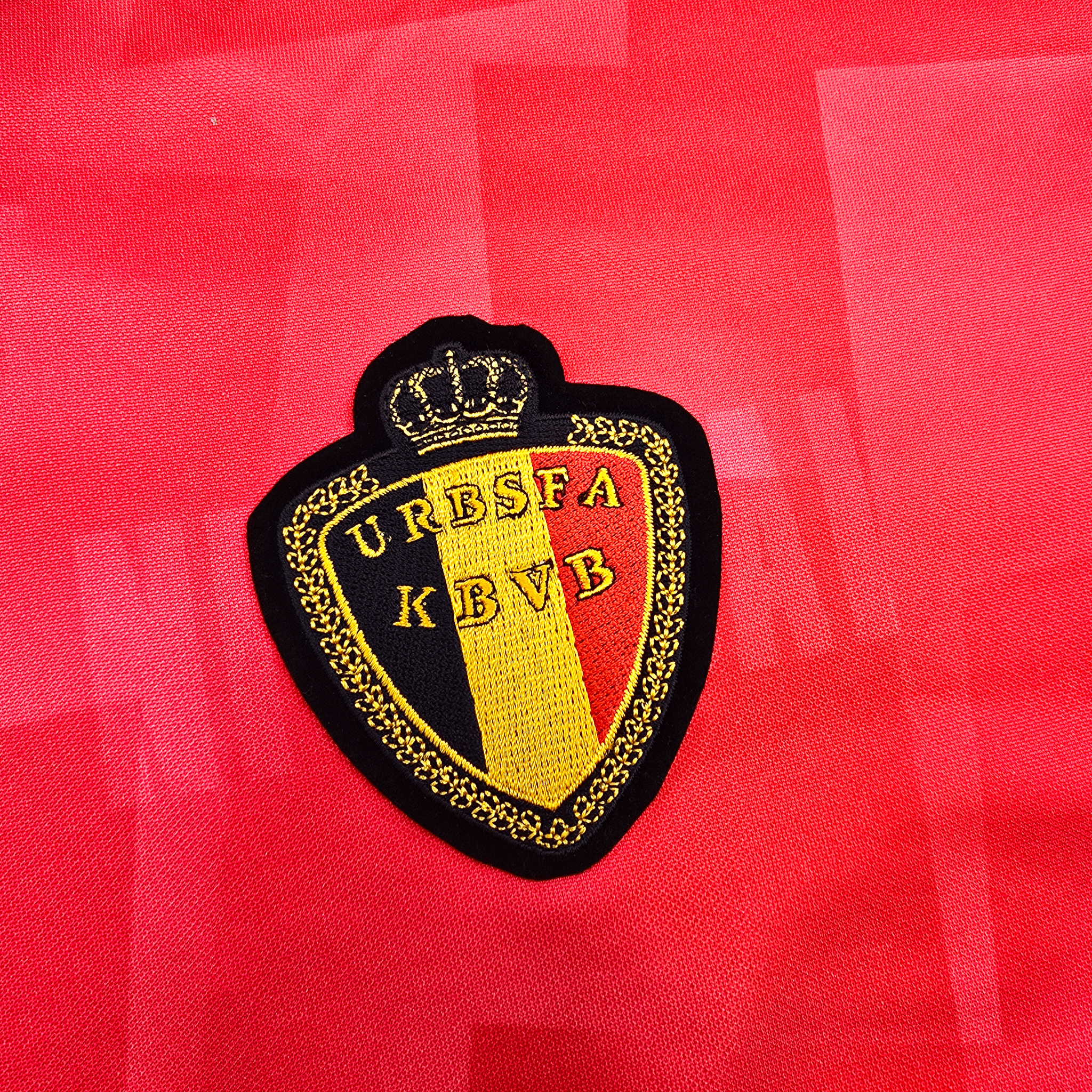 1992/93 Belgium Home Football Shirt (L) Diadora Long Sleeve