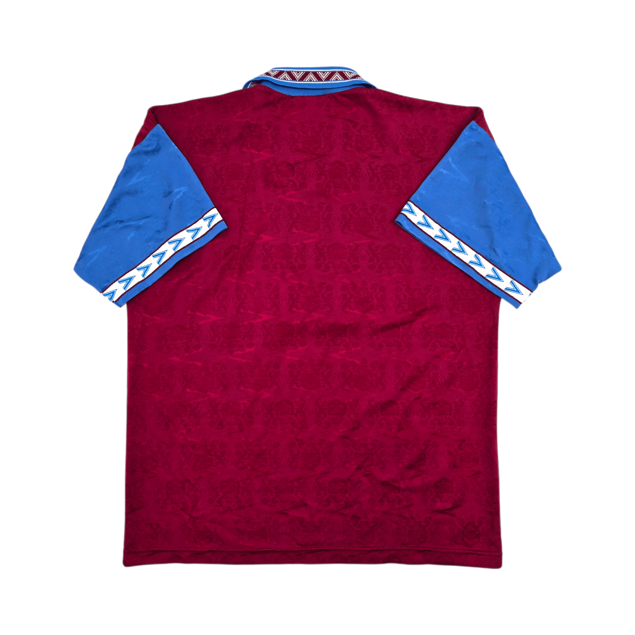 1993-95 Burnley Home Shirt (XL) - Official Mitre Jersey