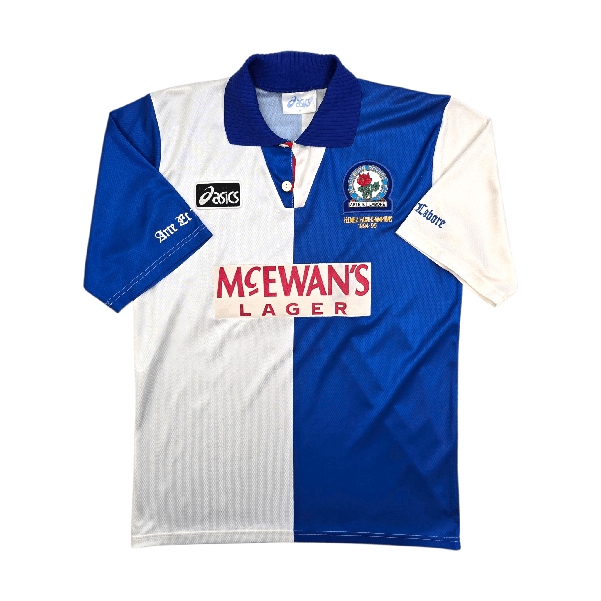 1995/96 Blackburn Rovers Home Shirt (M) Asics #9 Shearer