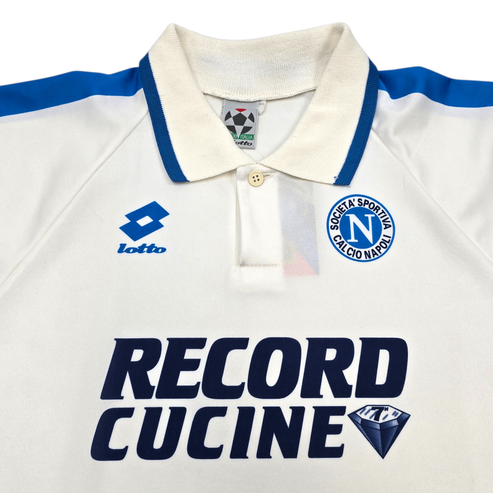 1995/96 Napoli Away Football Shirt (2XL) Lotto