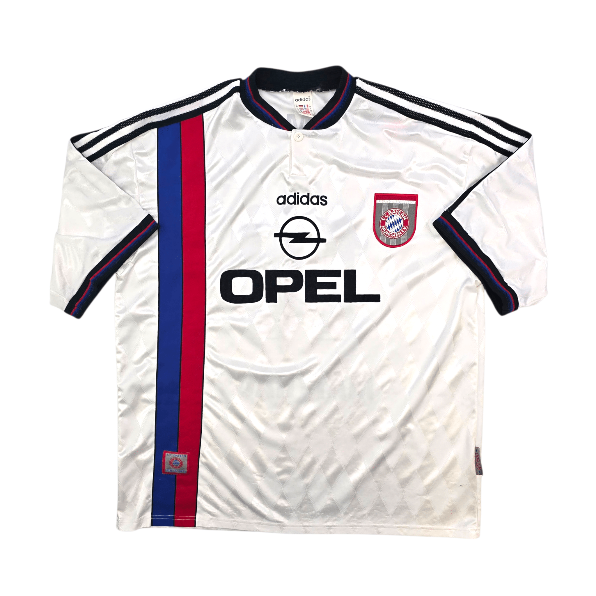 1996/98 Bayern Munich Away Football Shirt (2XL) Adidas #10 Matthäus