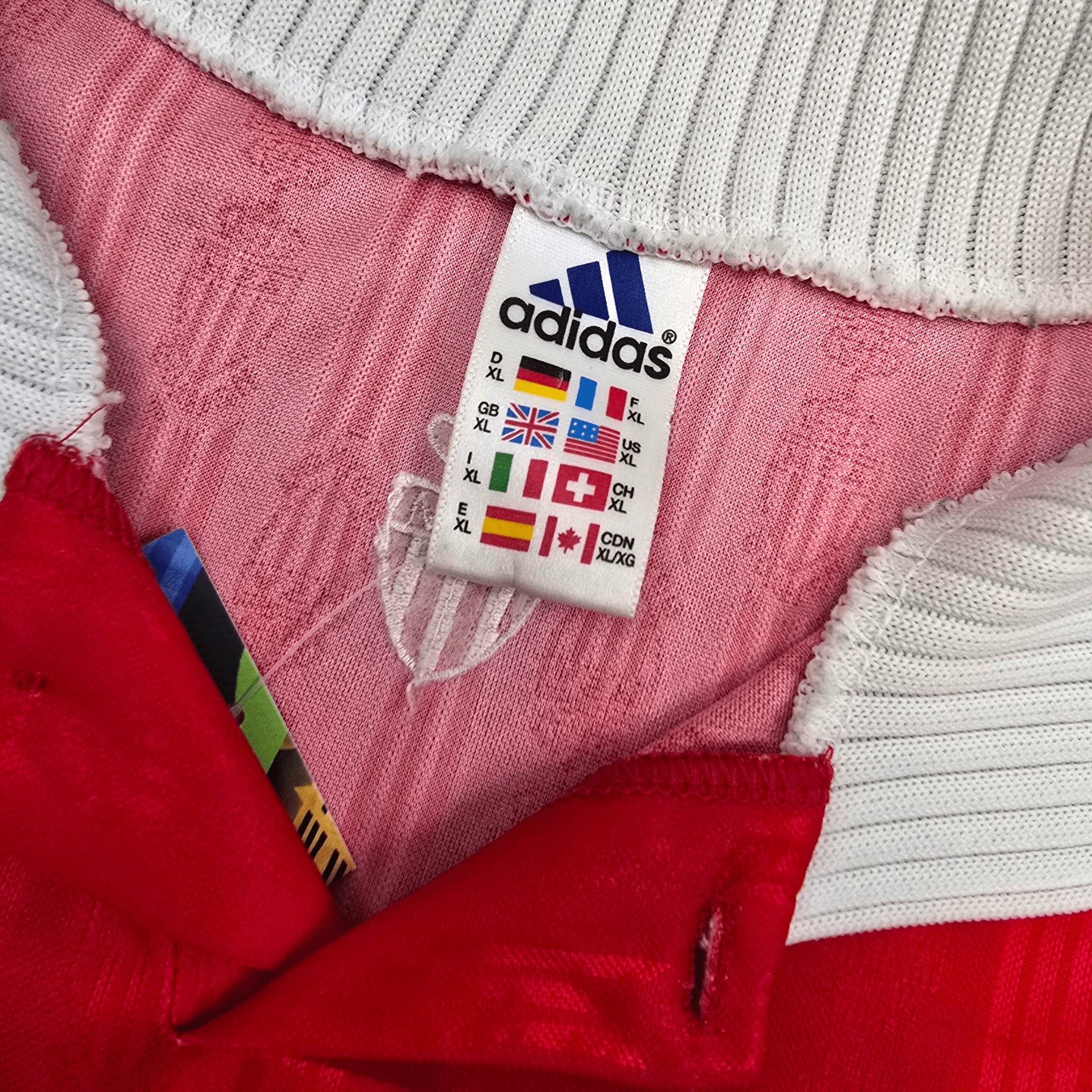 1996/98 Monaco Home Football Shirt (XL) Adidas - Championship Season