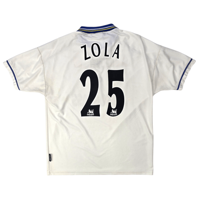 1998/00 Chelsea Away Football Shirt Umbro Zola