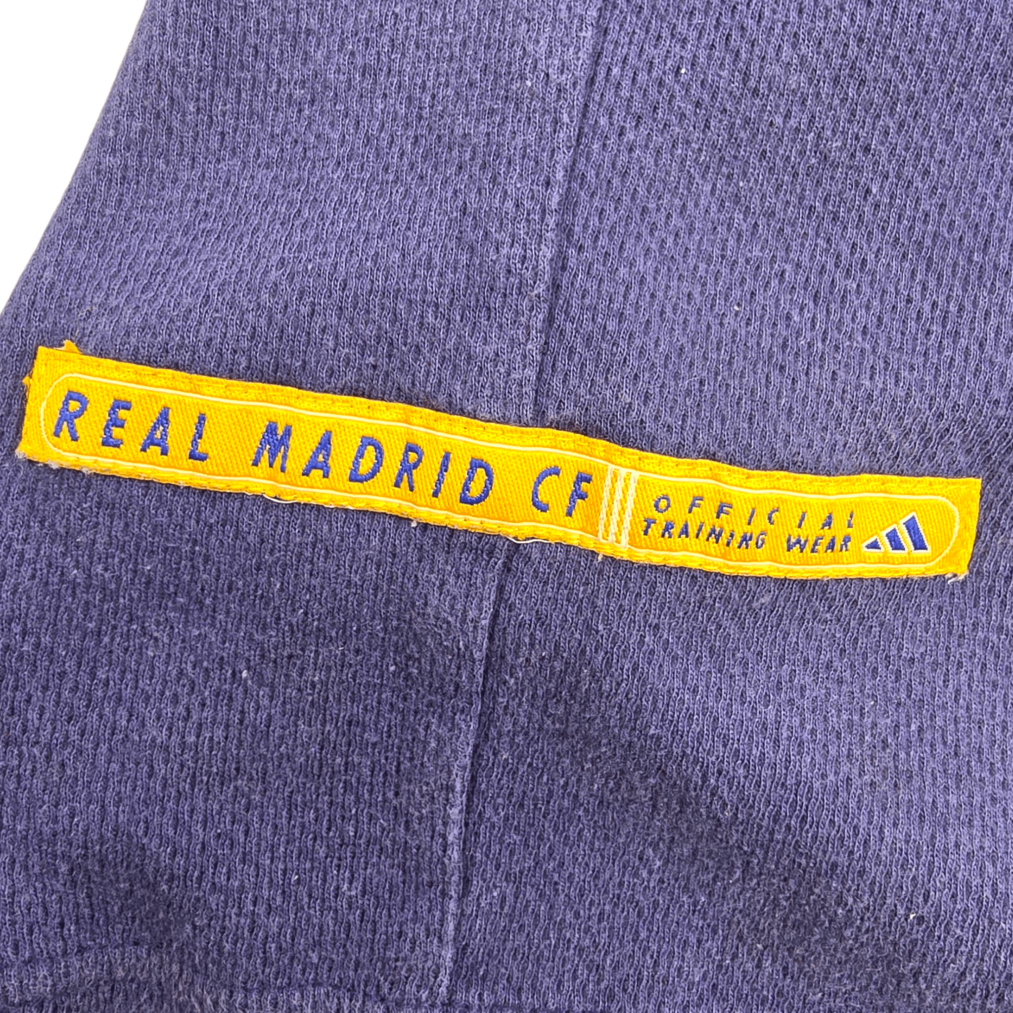 1999/00 Real Madrid Training Shirt (Medium) Adidas - Champions League Winners