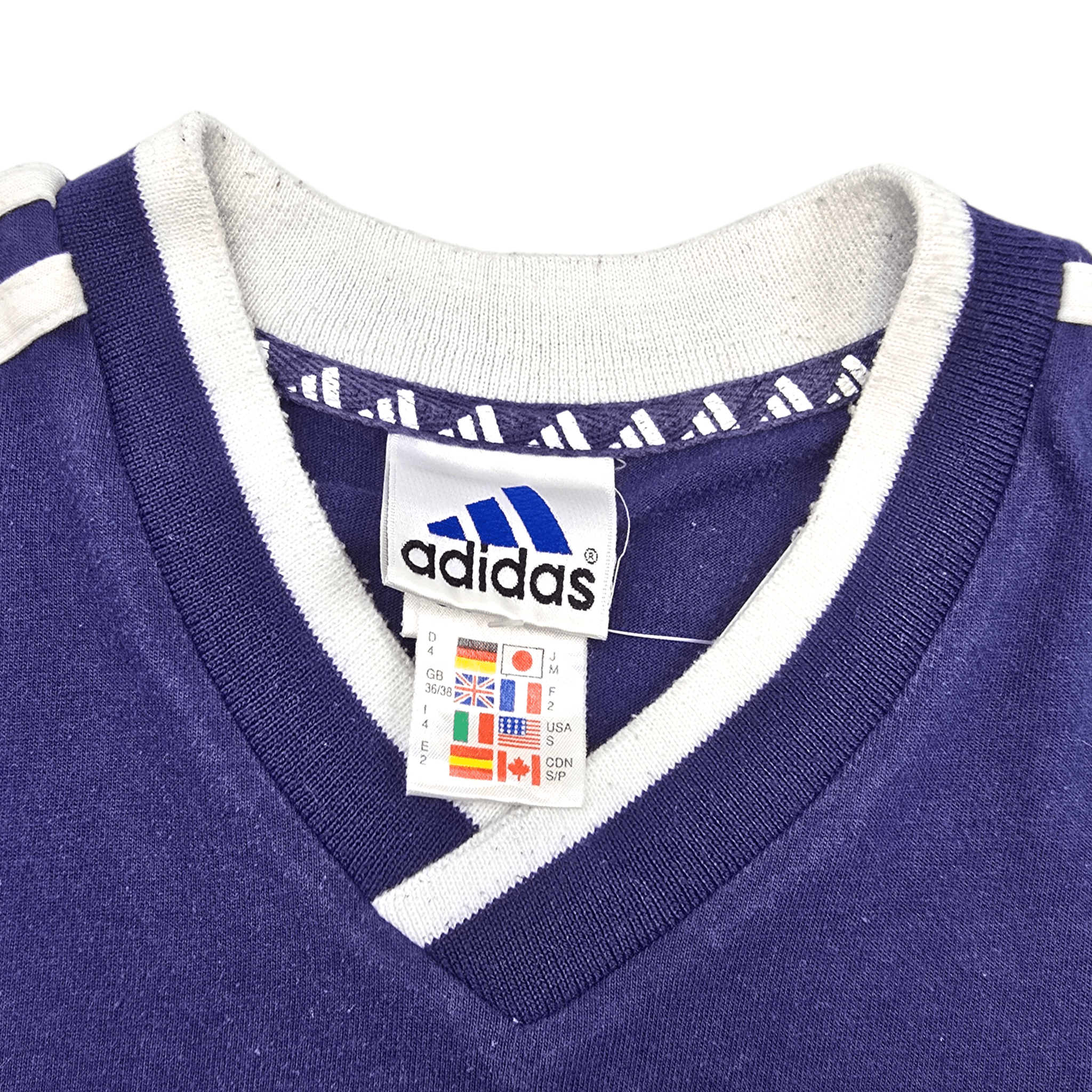 1999/00 Real Madrid Training Shirt (Medium) Adidas - Champions League Winners