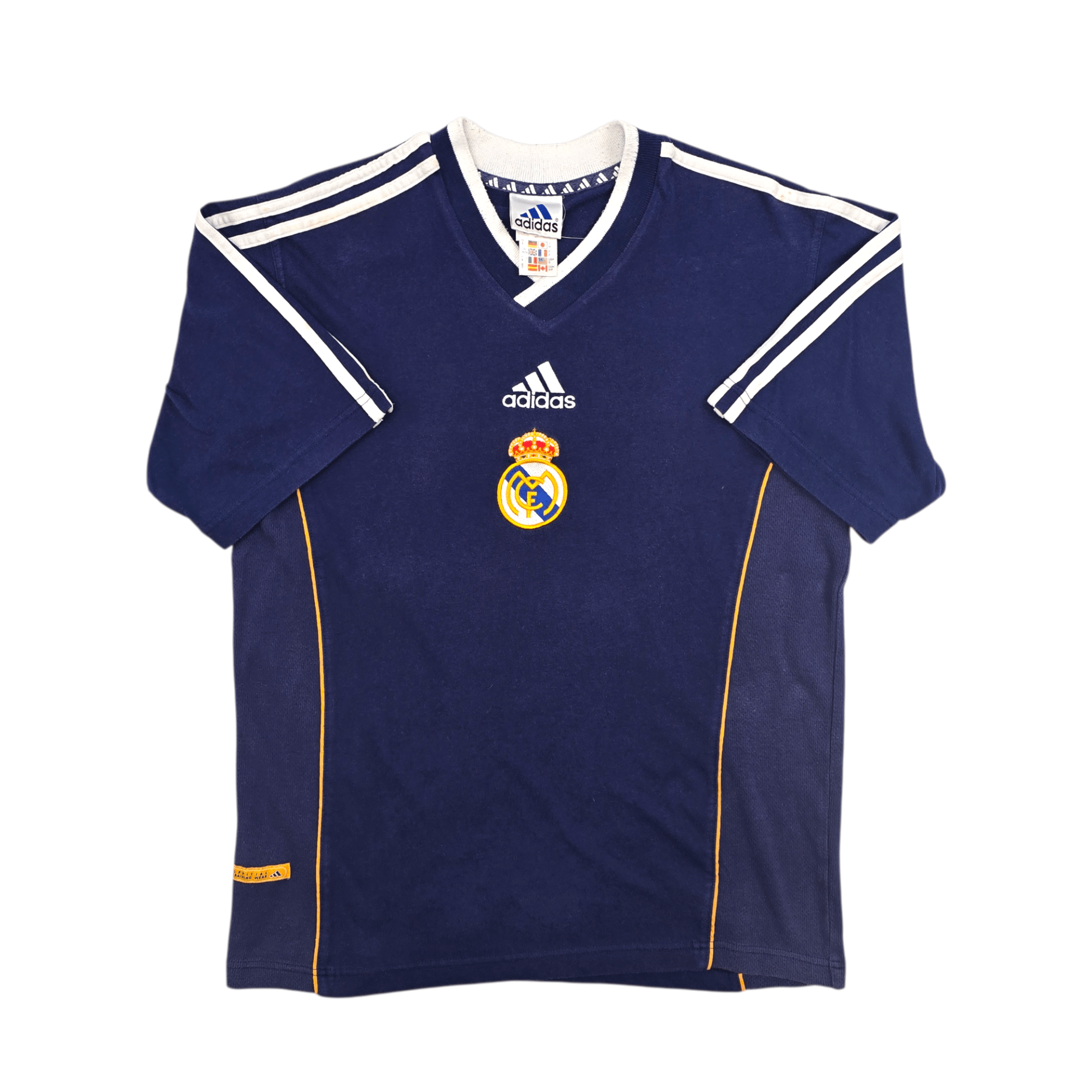 1999/00 Real Madrid Training Shirt (Medium) Adidas - Champions League Winners