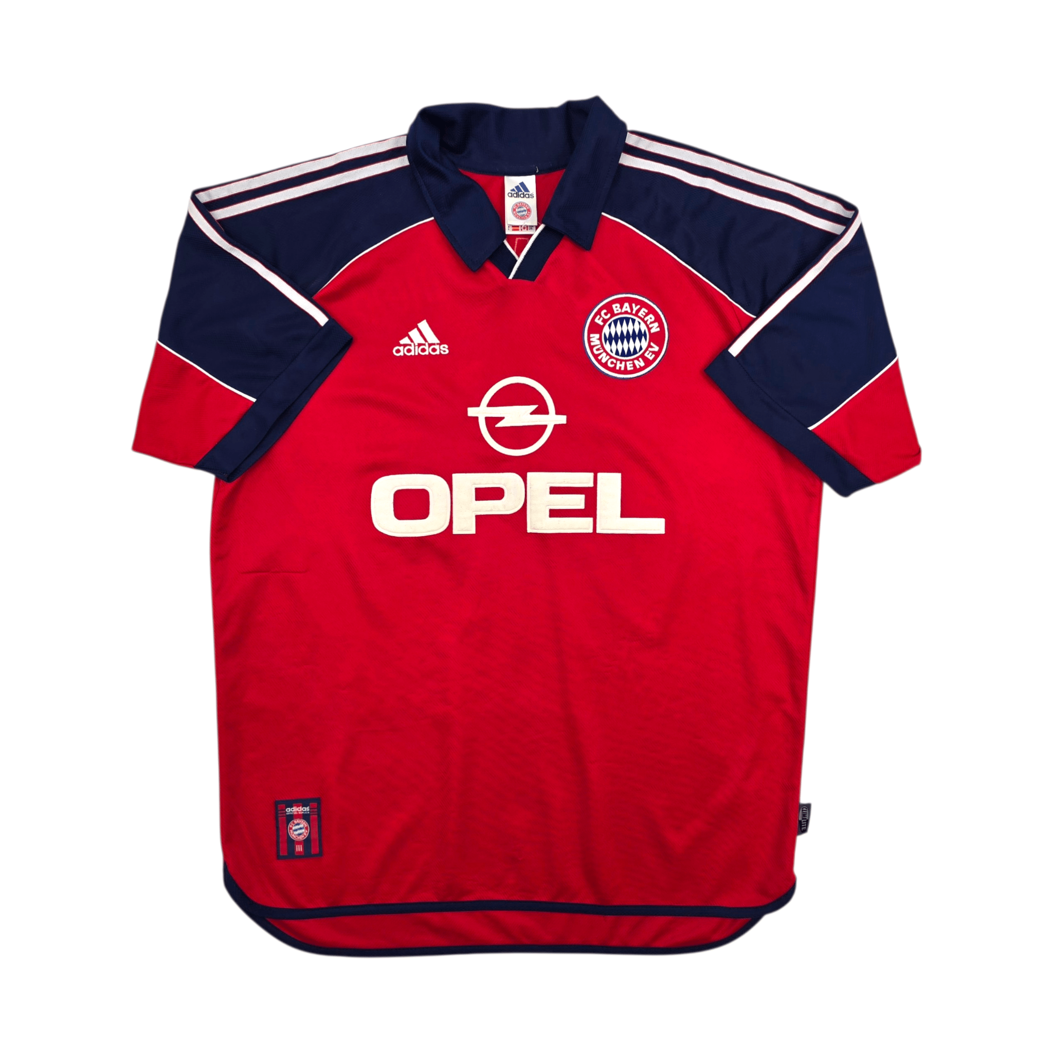 1999-01 Bayern Munich Home Shirt (L) Adidas - Effenberg #11