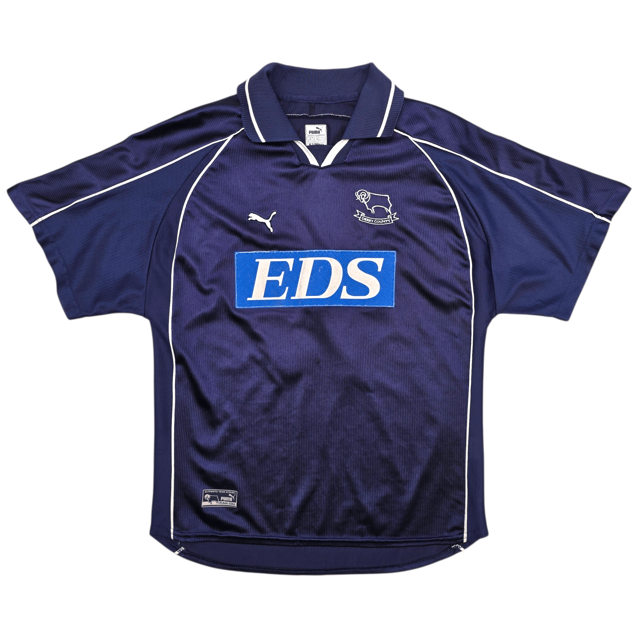 1999/01 Derby County Away Shirt (S) Puma #10 Kinkladze