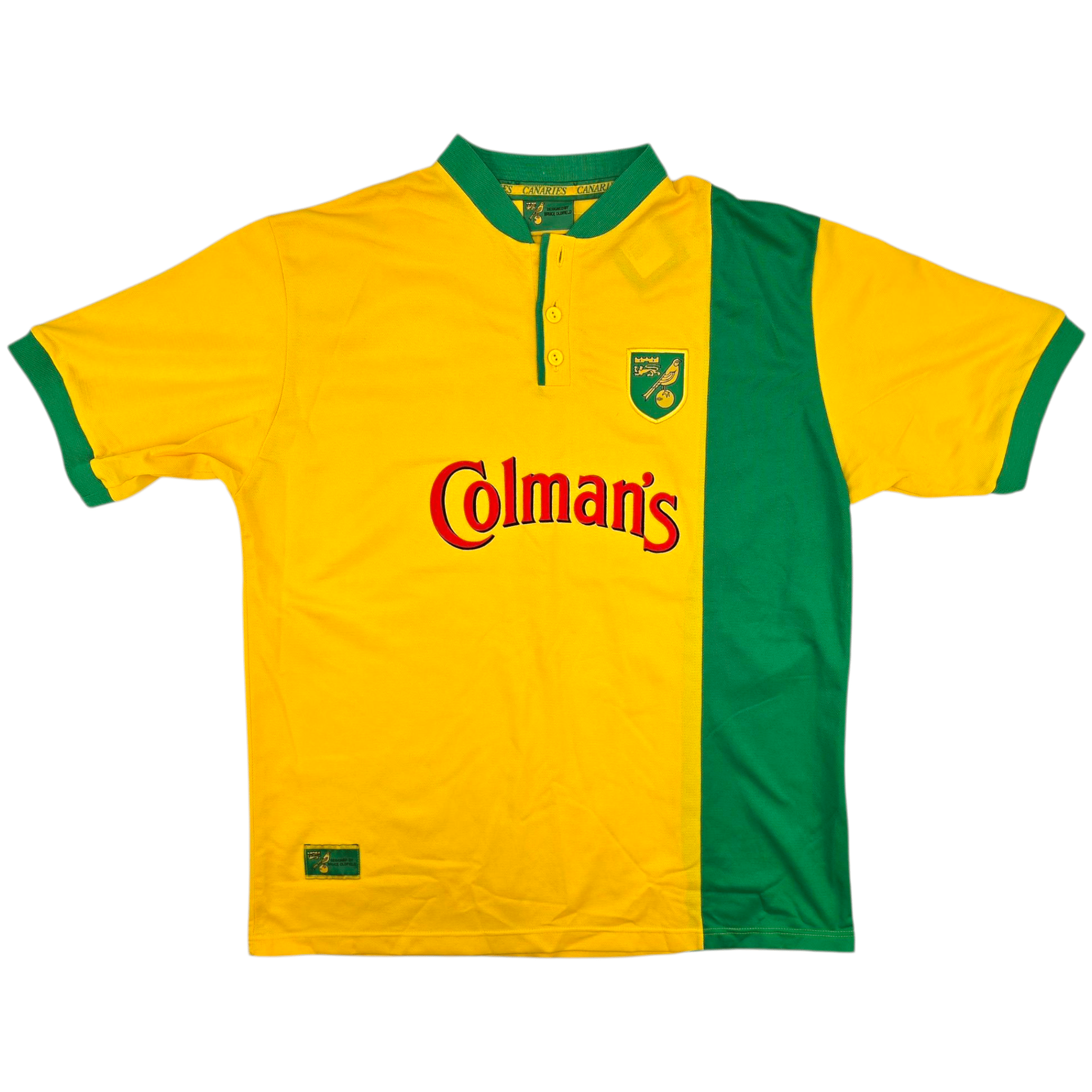 1999/01 Norwich City Home Football Shirt (XL) Alexandra