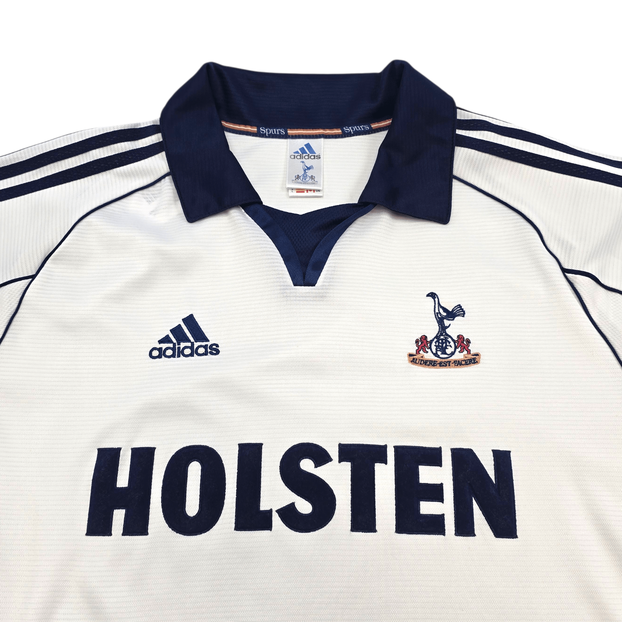 1999/01 Tottenham Hotspur Home Football Shirt (L) Adidas