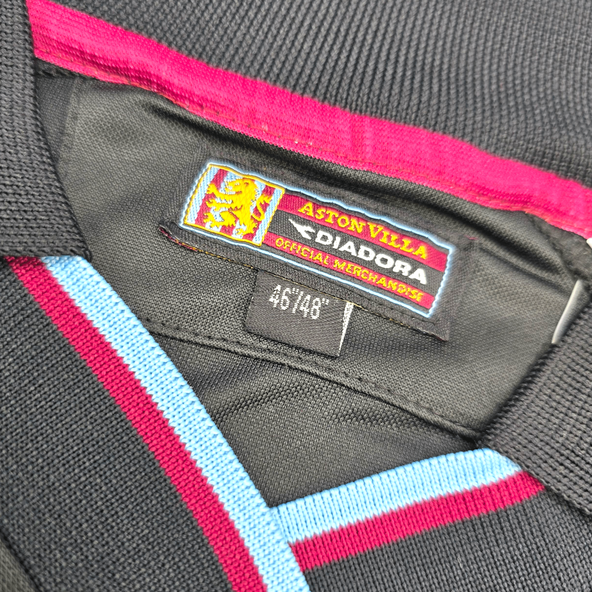 2000/01 Aston Villa Away Football Shirt (XL) Diadora #9 Dublin