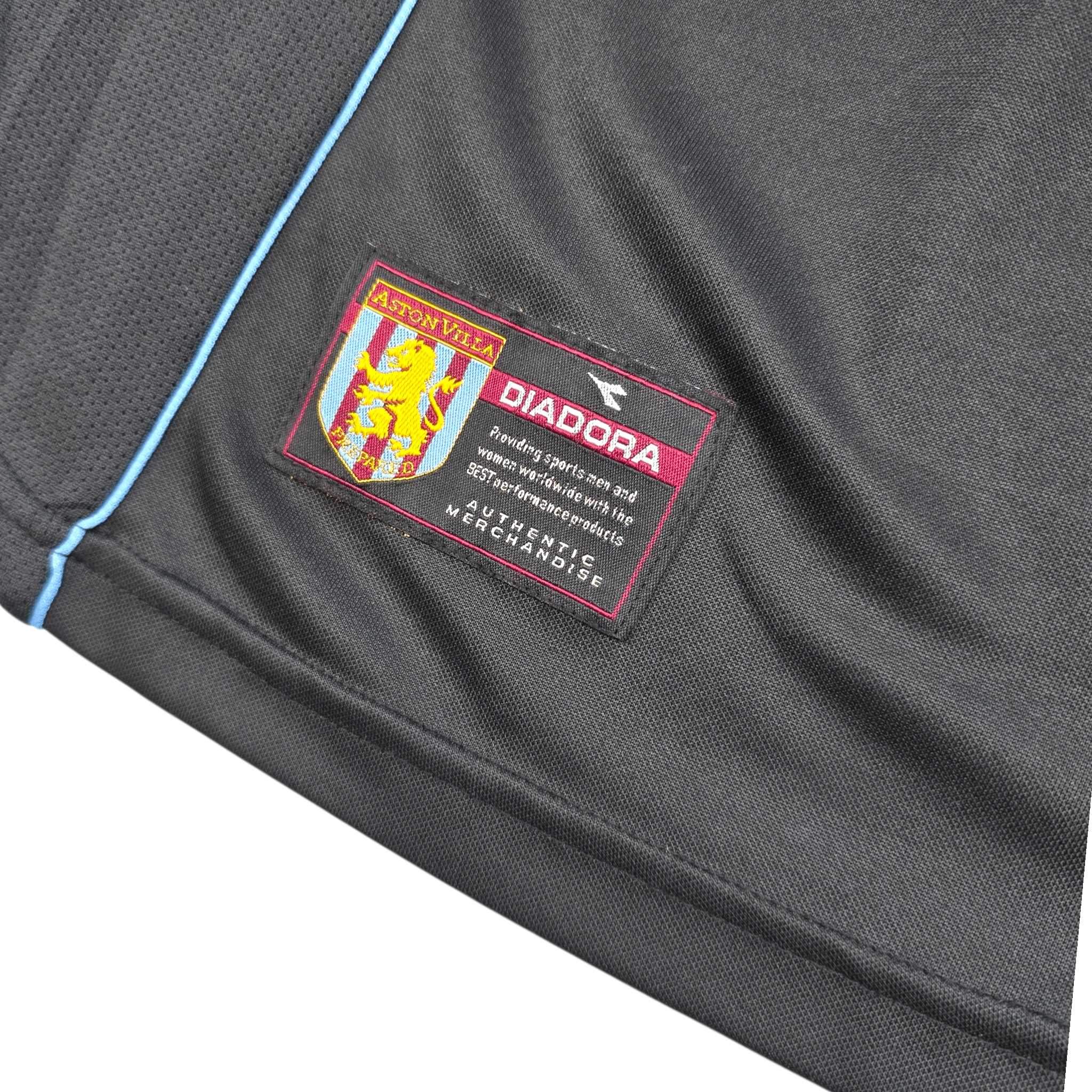 2000/01 Aston Villa Away Football Shirt (XL) Diadora #9 Dublin