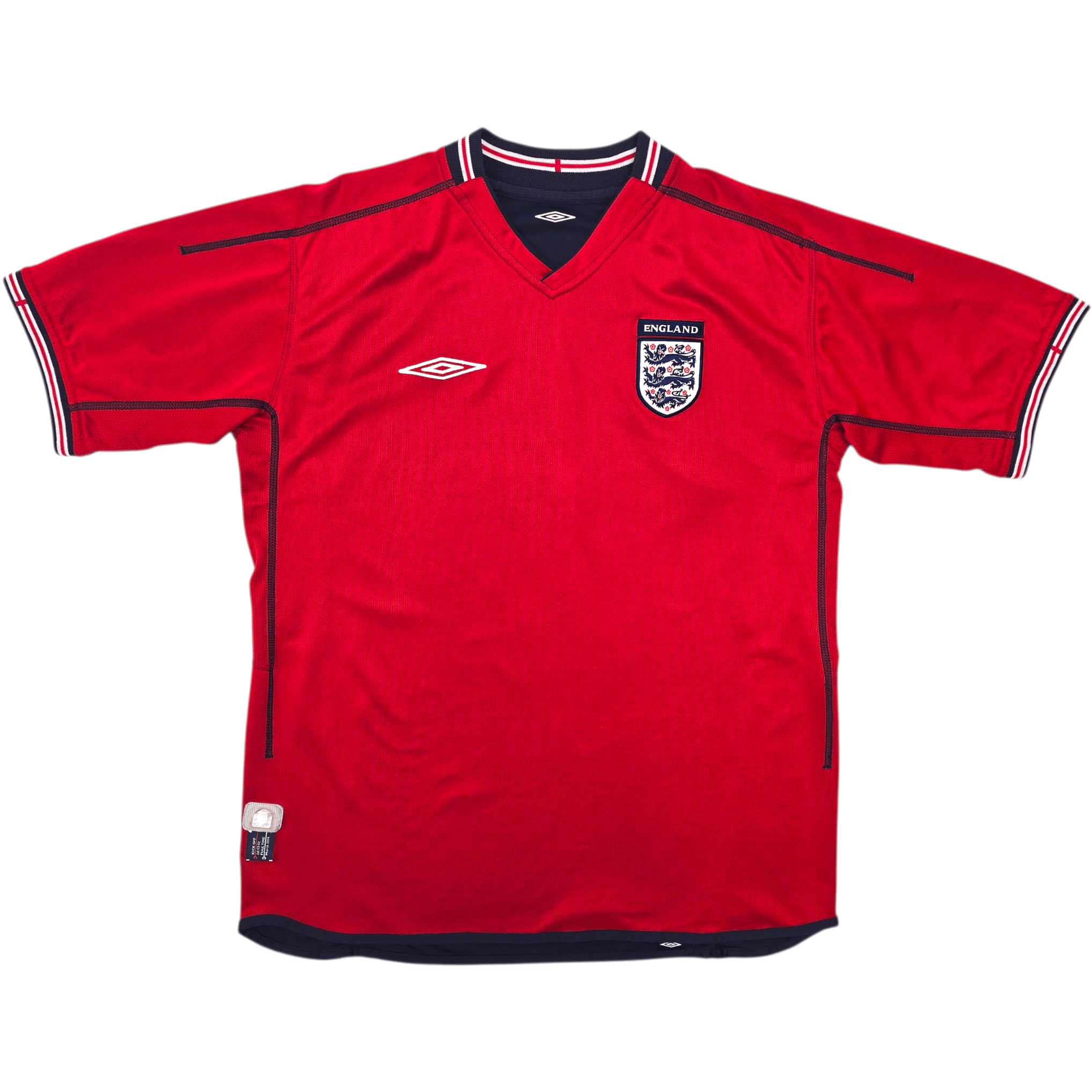 2002/04 England Away Football Shirt (L) Umbro - Three Lions