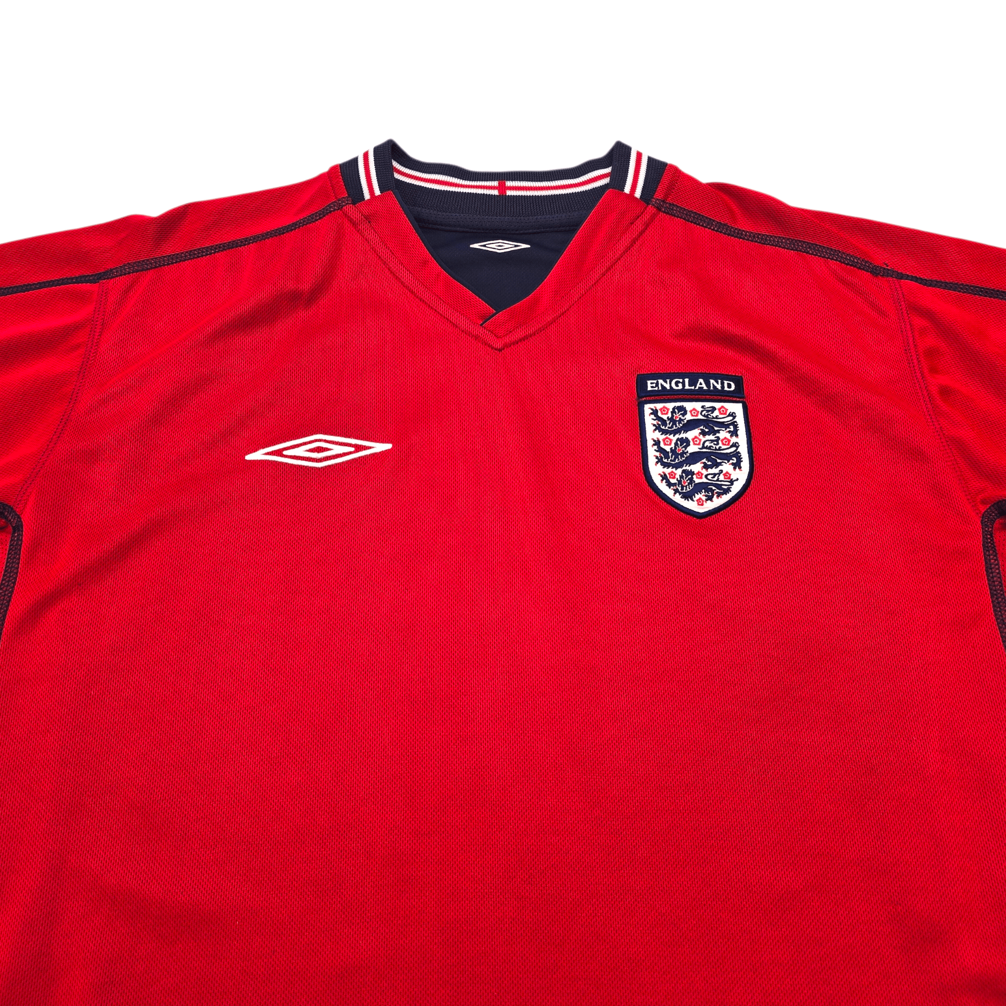 2002/04 England Away Football Shirt (L) Umbro - Three Lions