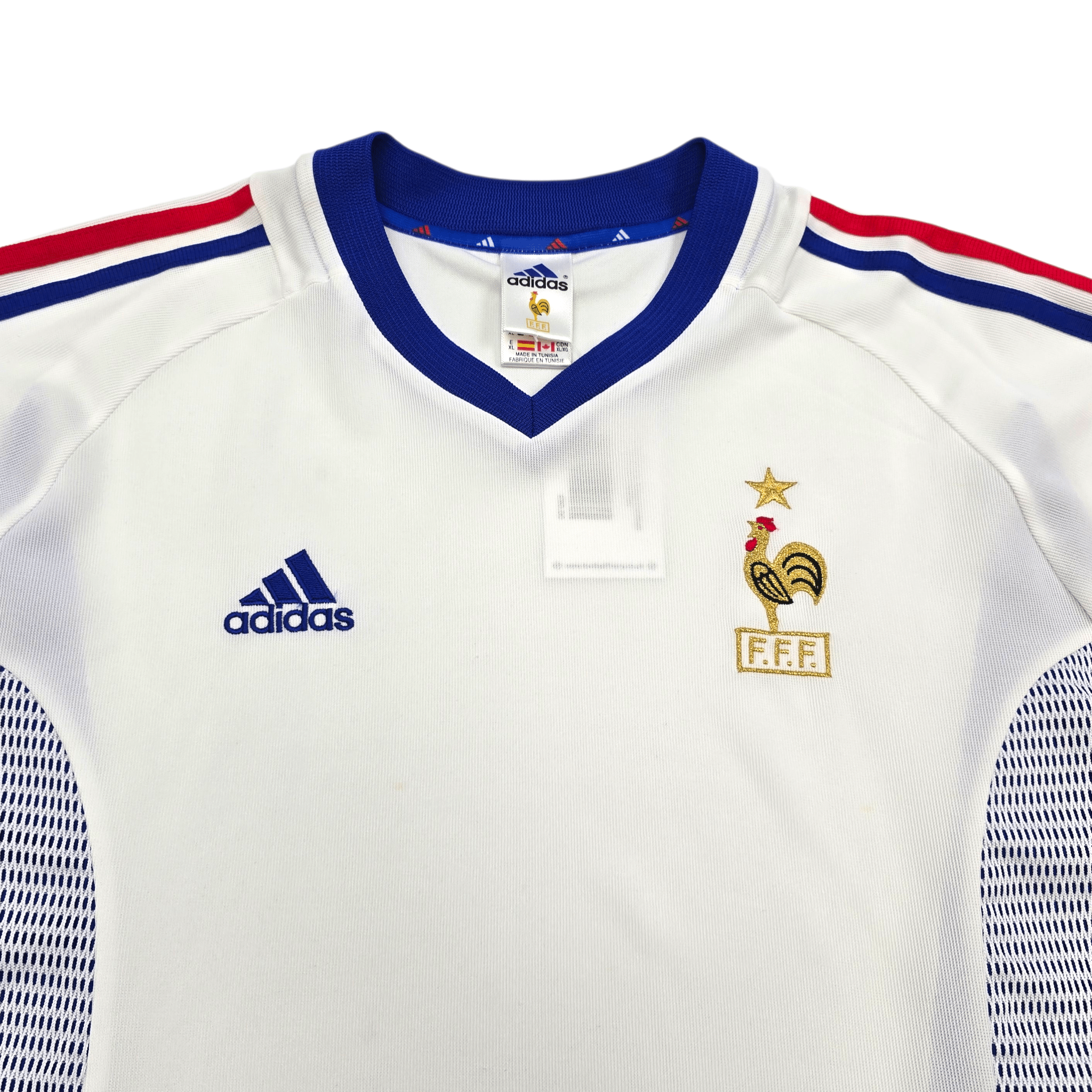 2002/04 France Away Football Shirt (XL) Adidas - Les Bleus Vintage