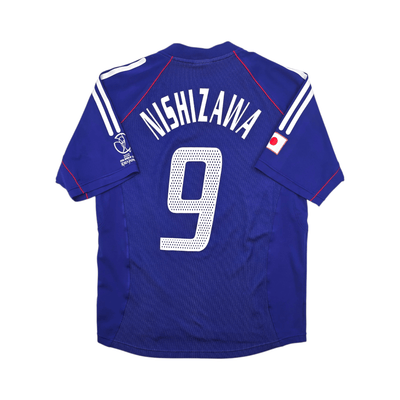 2002/04 Japan Home Football Shirt Adidas Nishizawa