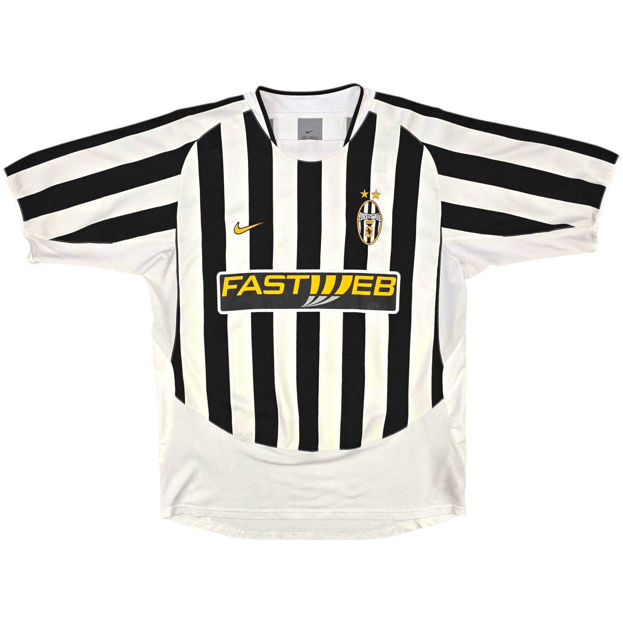2003/04 Juventus Home Football Shirt (L) Nike #17 Trezeguet