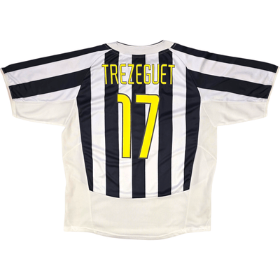2003/04 Juventus Home Football Shirt Nike Trezeguet