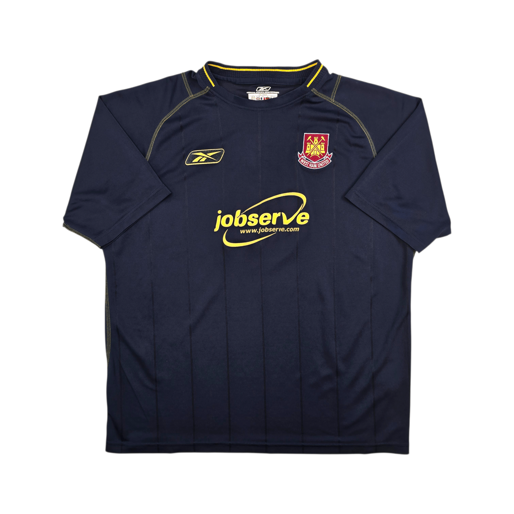 2003/04 West Ham United Away Shirt (XL) Reebok - Don Hutchinson #4