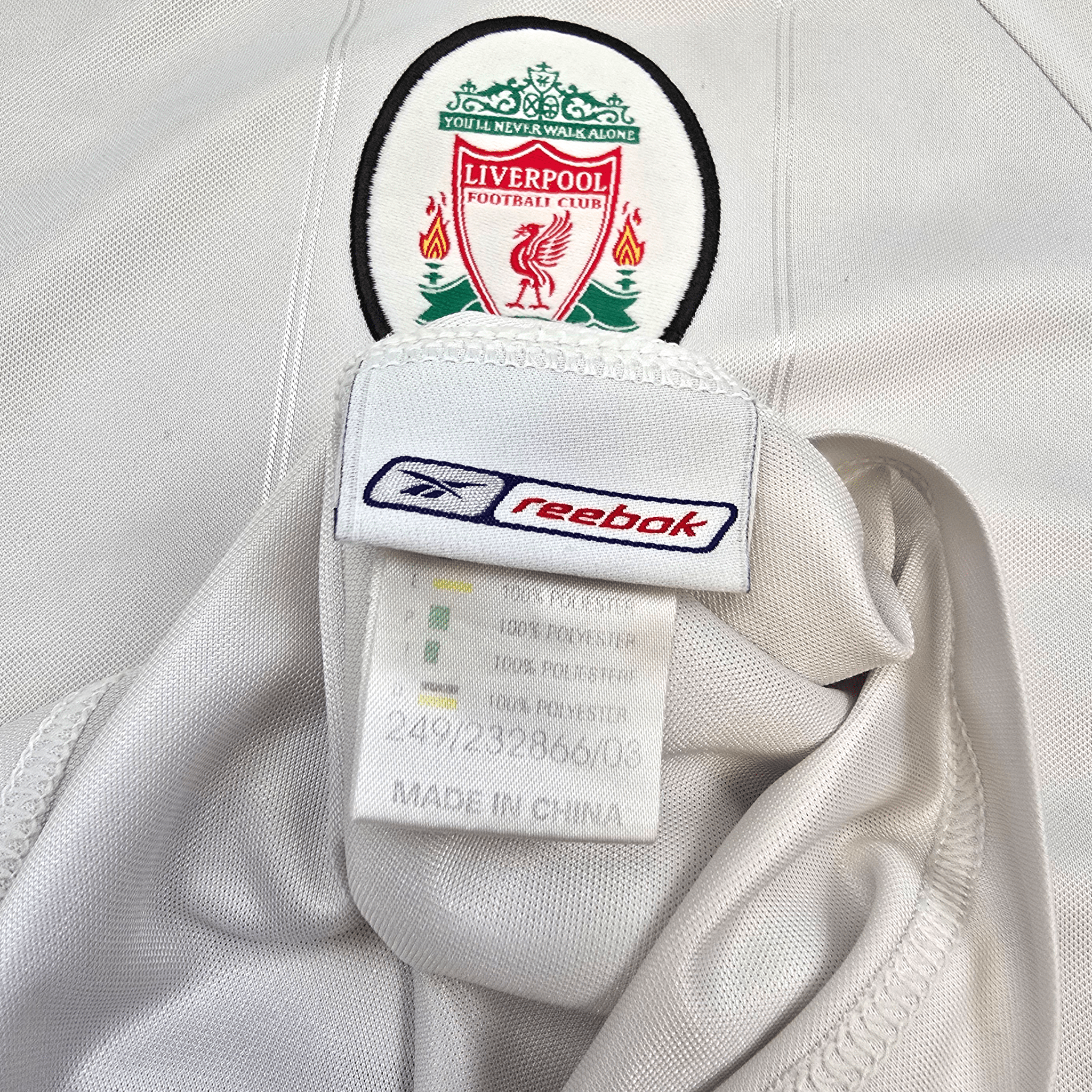2003-05 Liverpool Away Shirt (L) - Reebok #17 Gerrard - Champions League Era