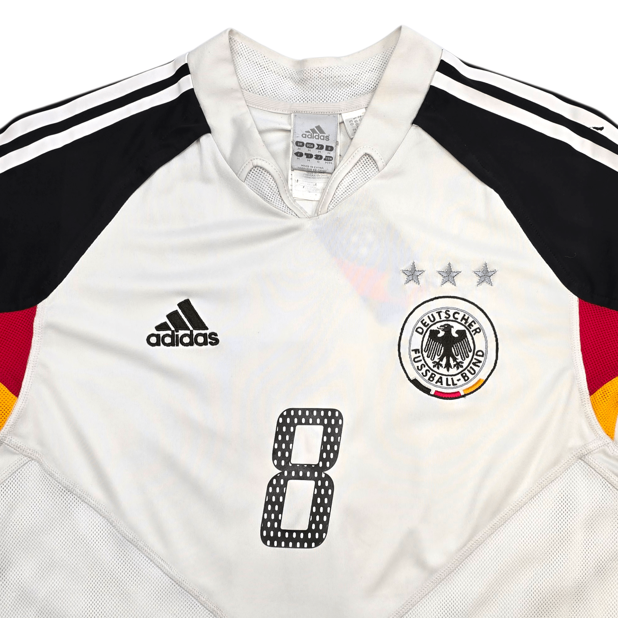 2004/05 Germany Home Football Shirt (M) Adidas #8 Hamann