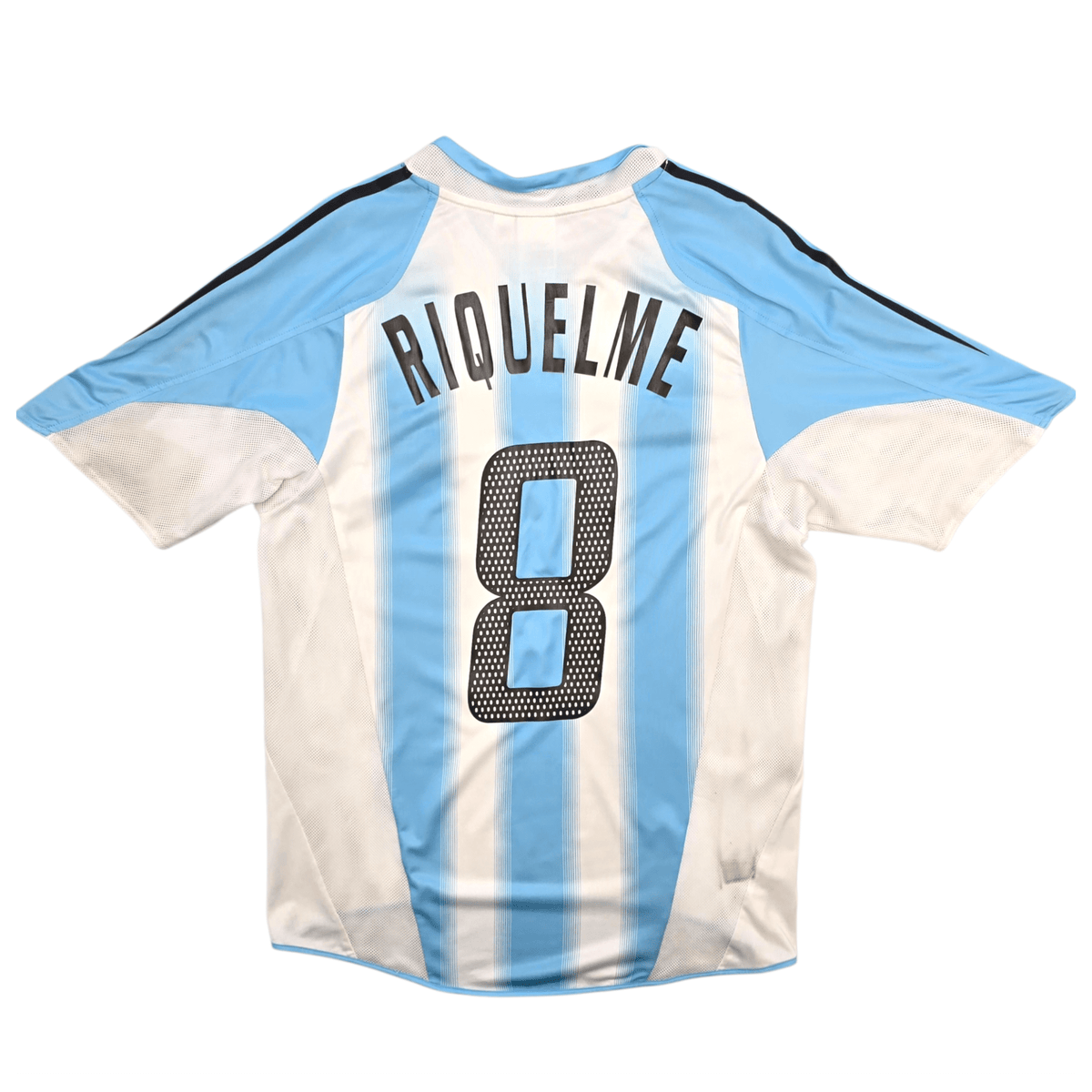 2004-06 Argentina Home Shirt Riquelme #8 - Retro Football Shirts