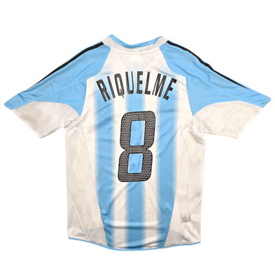 2004/06 Argentina Home Football Shirt Adidas Riquelme