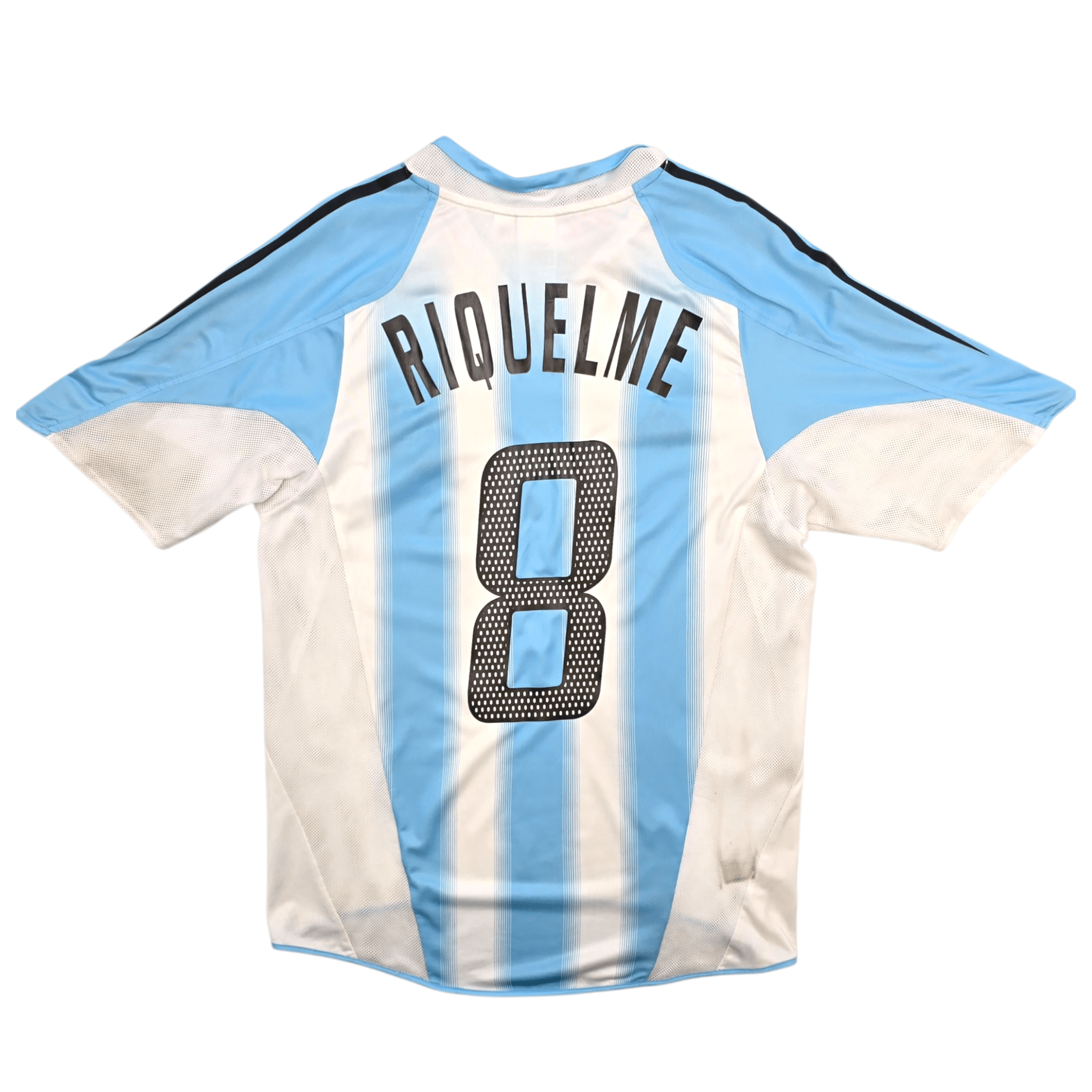 2004-06 Argentina Home Shirt (S) Adidas - Riquelme #8
