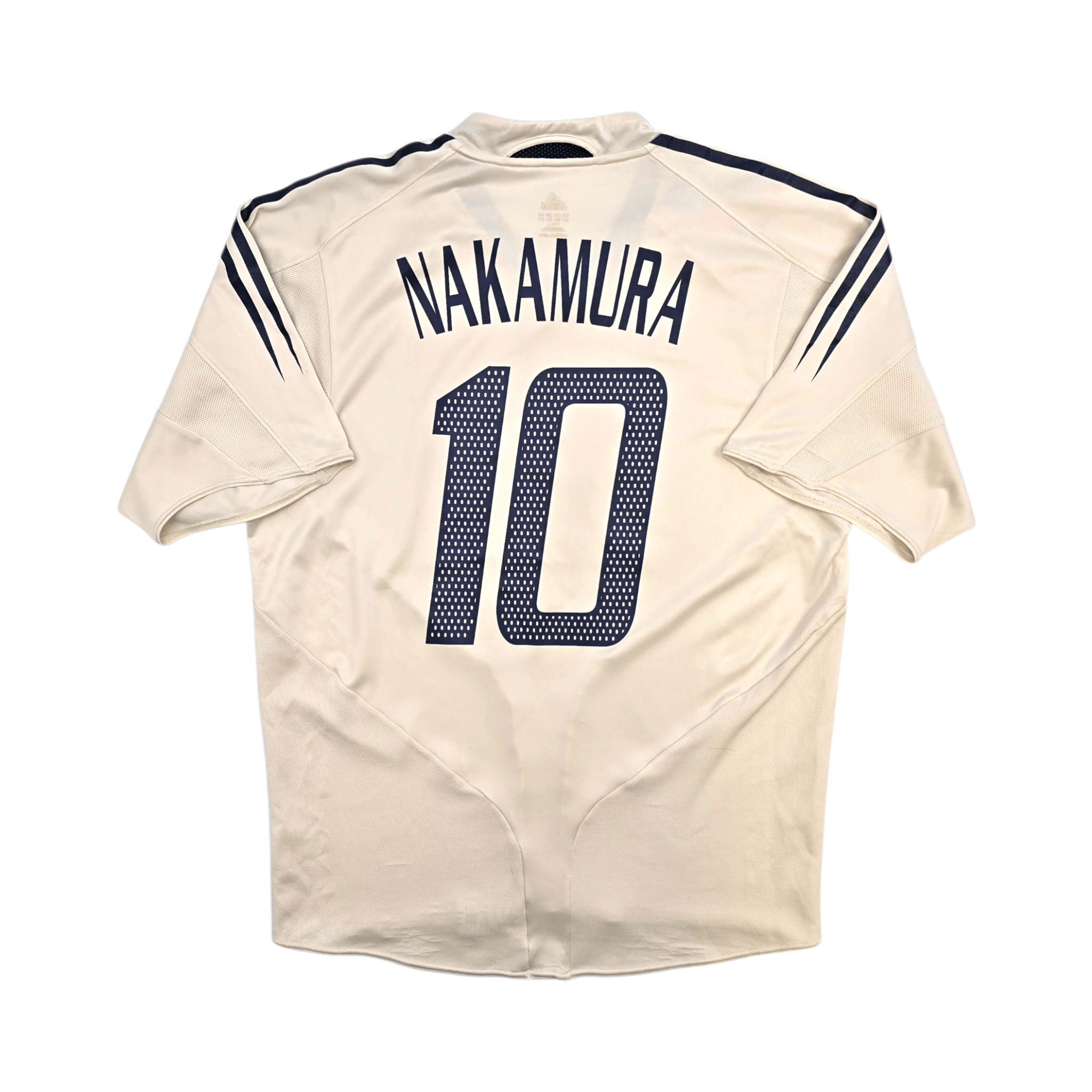 2004/06 Japan Away Football Shirt (L) Adidas #10 Nakamura