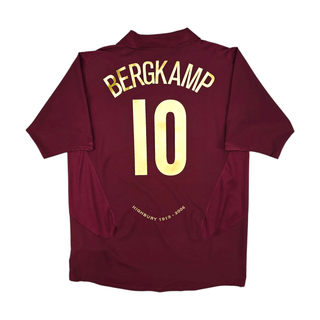 2005/06 Arsenal Home Football Shirt (XL) Nike #10 Bergkamp