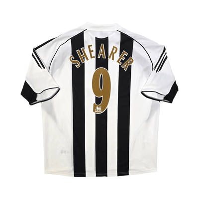 2005/07 Newcastle United Home Football Shirt Adidas Shearer