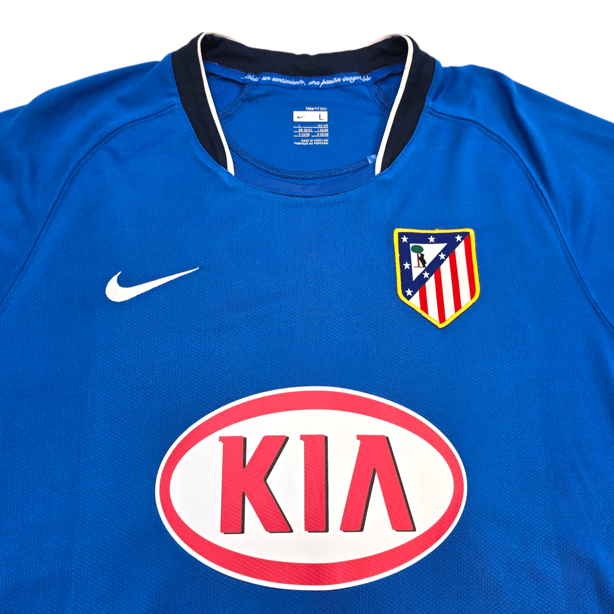 2007/08 Atletico Madrid Away Shirt (L) Nike #10 Kun Aguero