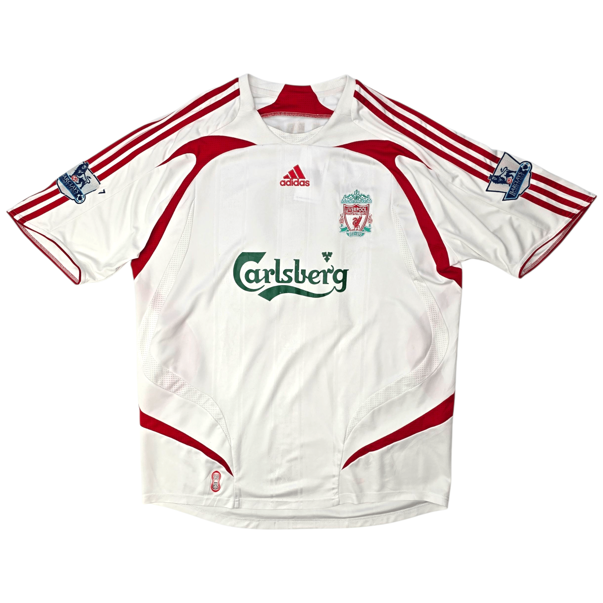 2007/08 Liverpool Away Football Shirt (2XL) Adidas #18 Kuyt