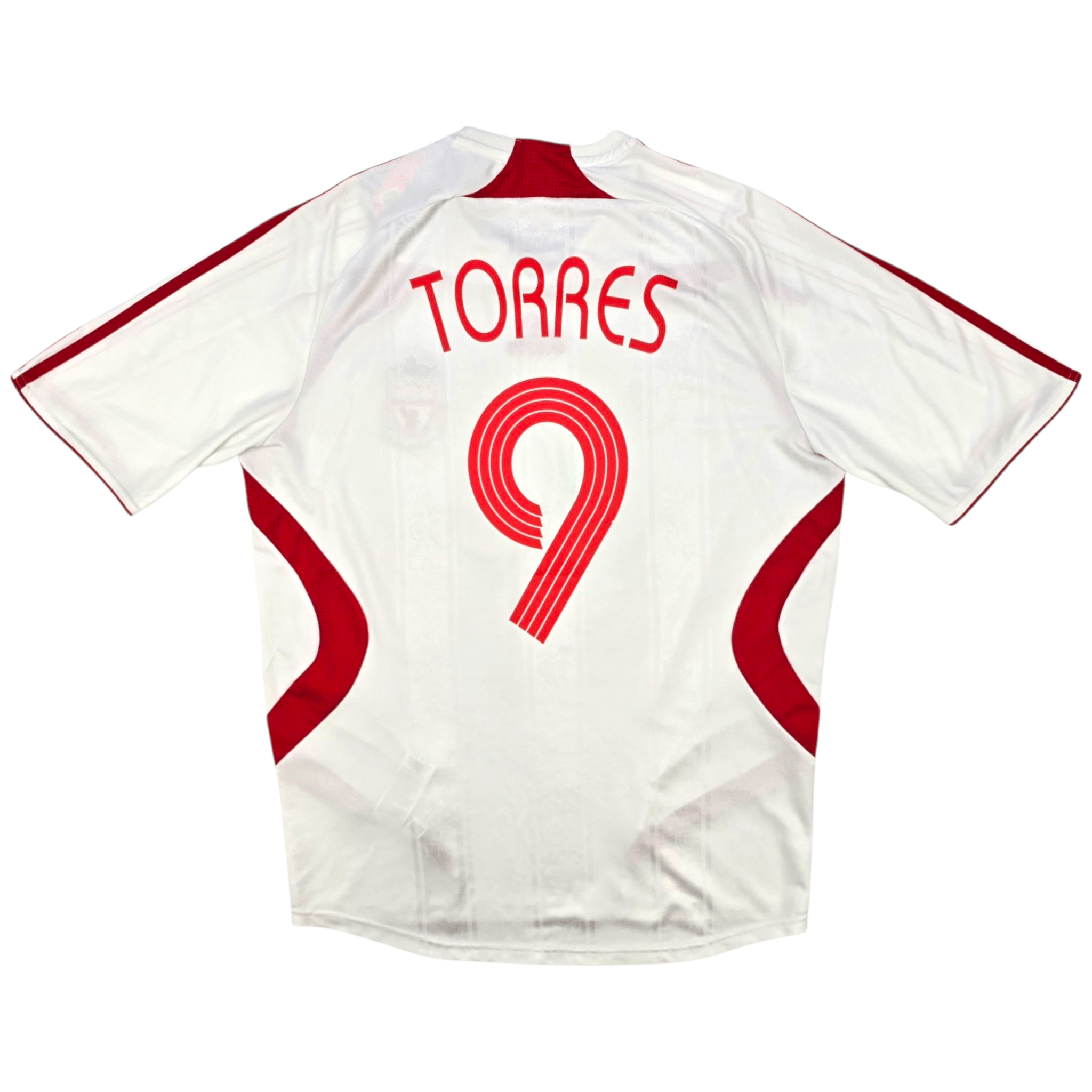2007/08 Liverpool Away Football Shirt (M) Adidas #9 Torres