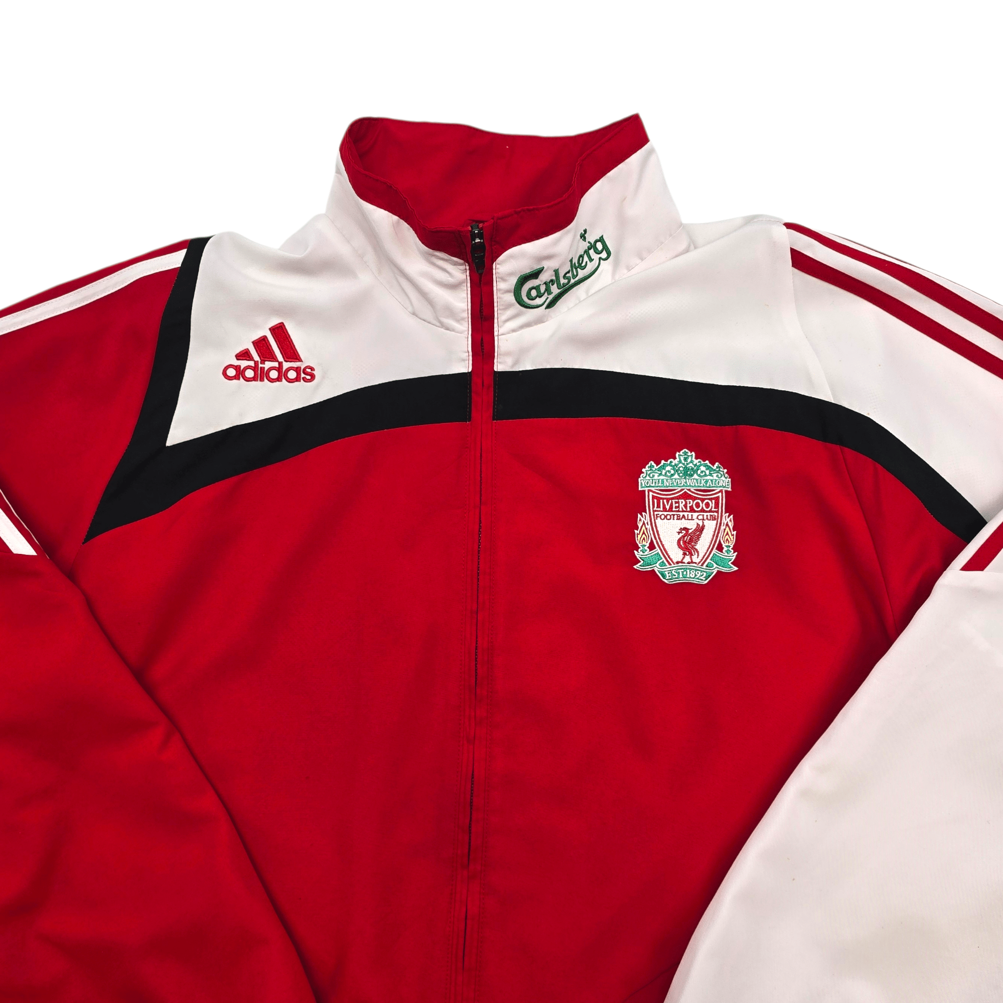 2007/08 Liverpool Training Jacket (L) Adidas - Benítez Era