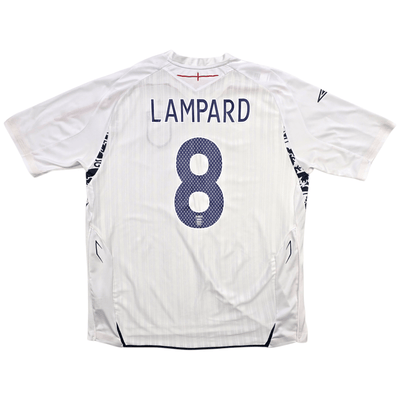 2007/09 England Home Football Shirt Umbro Lampard