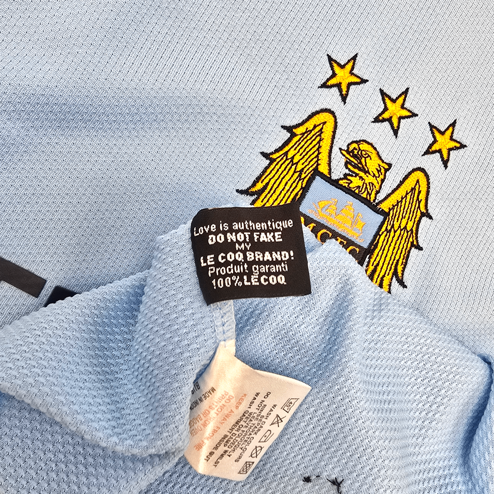 2008/09 Manchester City Home Shirt (2XL) Le Coq Sportif - Vintage