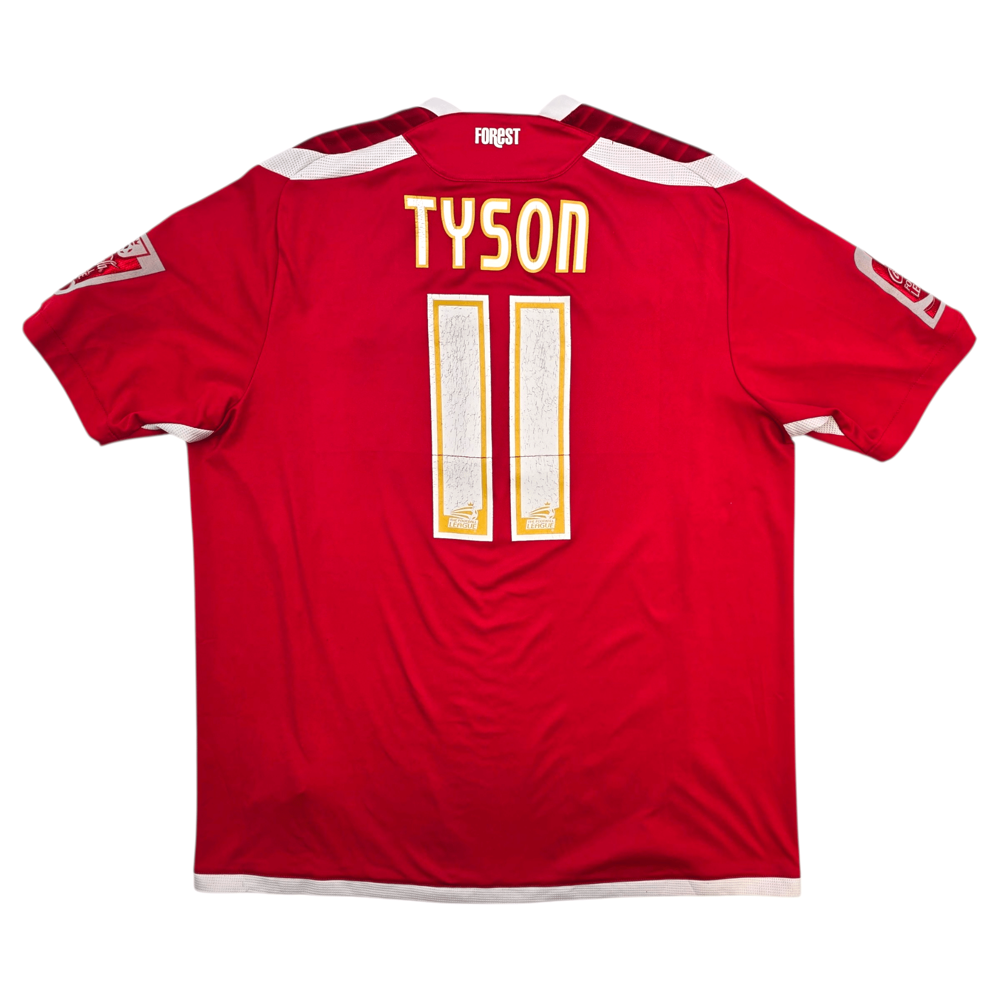 2009/10 Nottingham Forest Home Shirt (XL) Umbro - Tyson #11