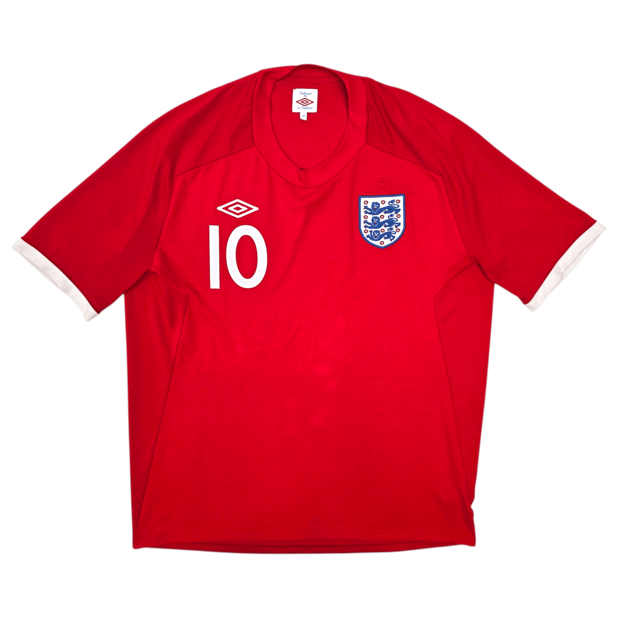 2010/11 England Away Football Shirt (2XL) Umbro #10 Rooney