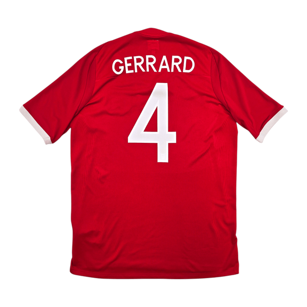 2010/11 England Away Shirt #4 Gerrard Umbro Original | MJK