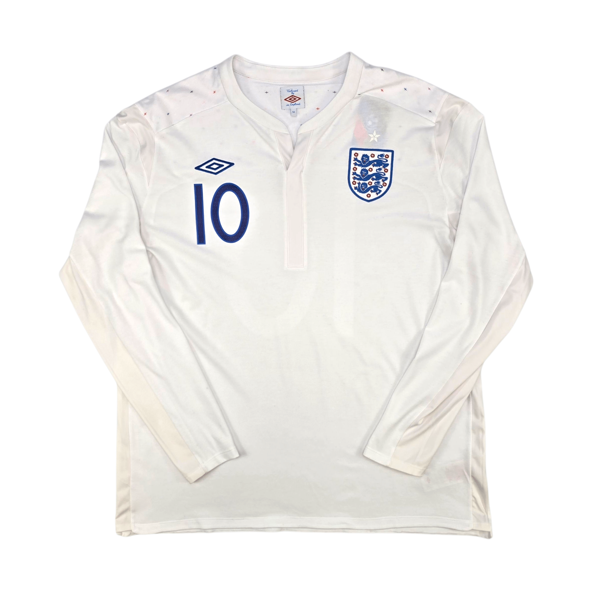 2010/11 England Home Football Shirt (2XL) Umbro #10 Rooney