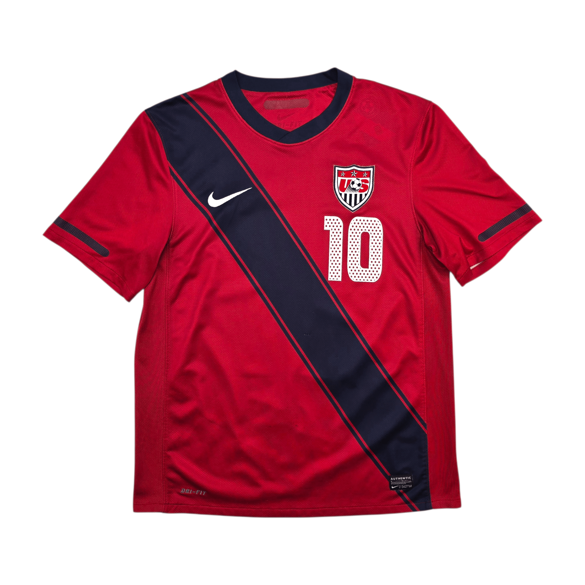 2010/12 USA Away Football Shirt (M) Nike #10 Donovan - World Cup