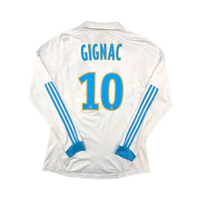 2011/12 Olympique Marseille Home Football Shirt Adidas Gignac
