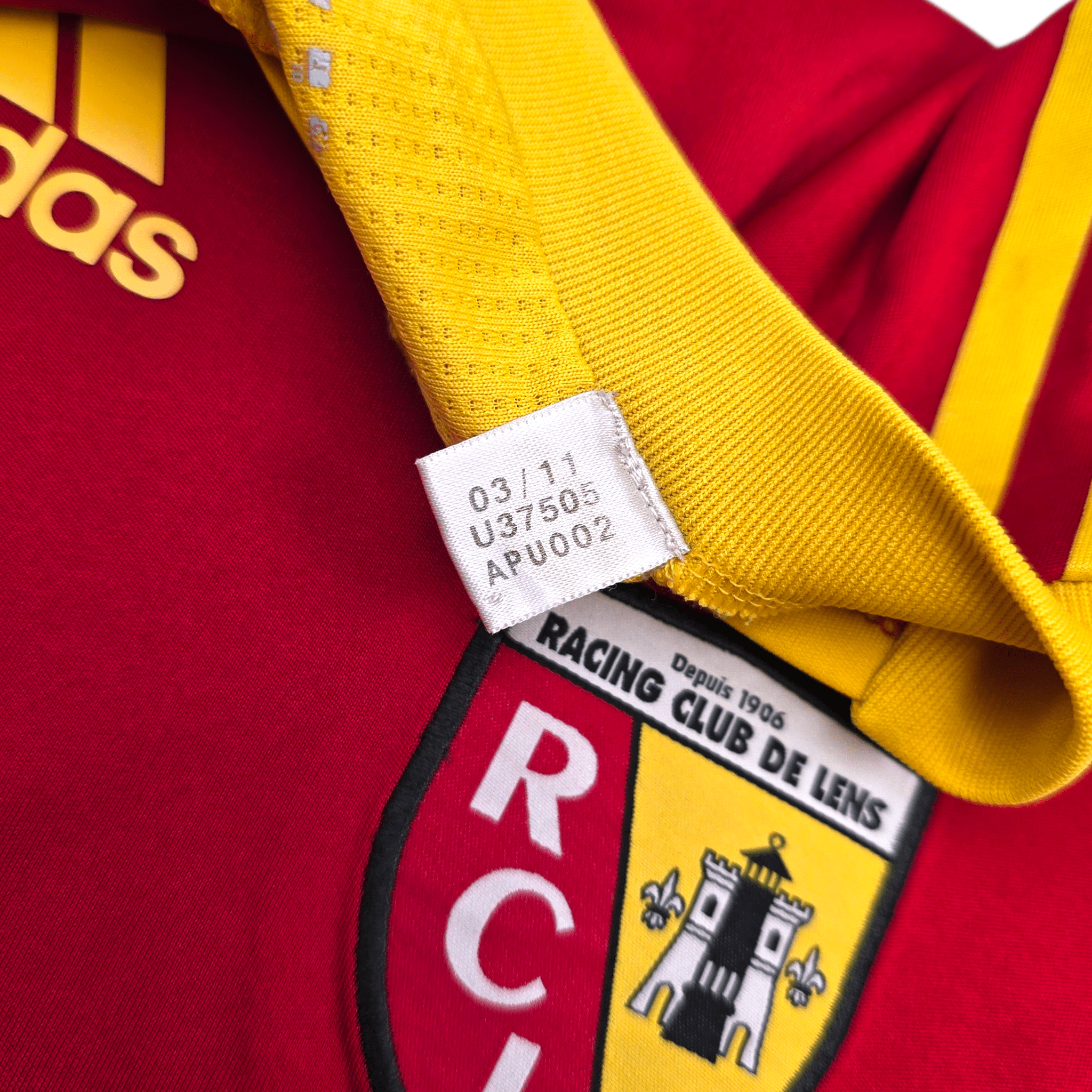 2011/12 RC Lens Home Shirt (L) - Adidas Player Issue - Ligue 2 Era