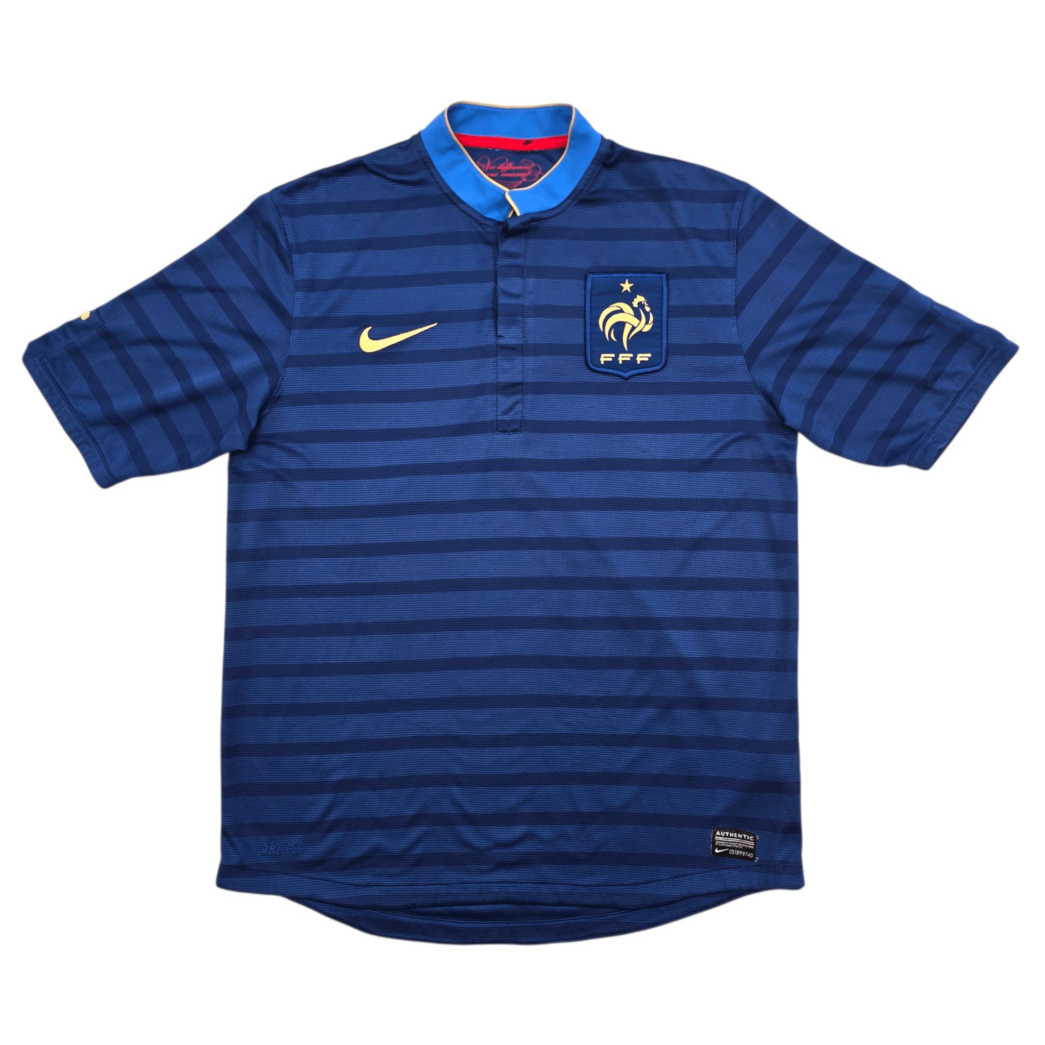 2012/13 France Home Football Shirt (M) Nike - Les Bleus World Cup Qualifiers
