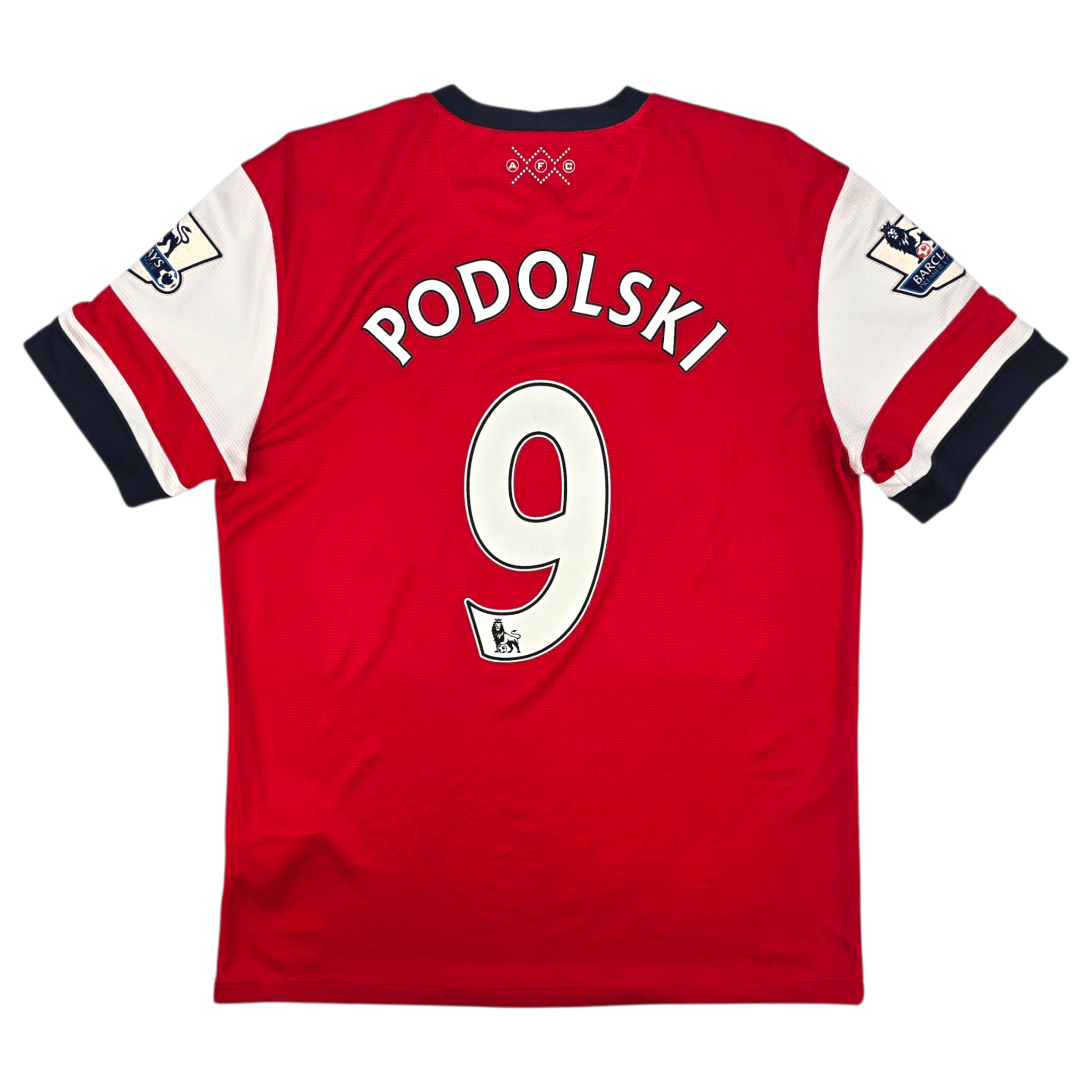 2012/14 Arsenal Home Football Shirt (M) Nike #9 Podolski