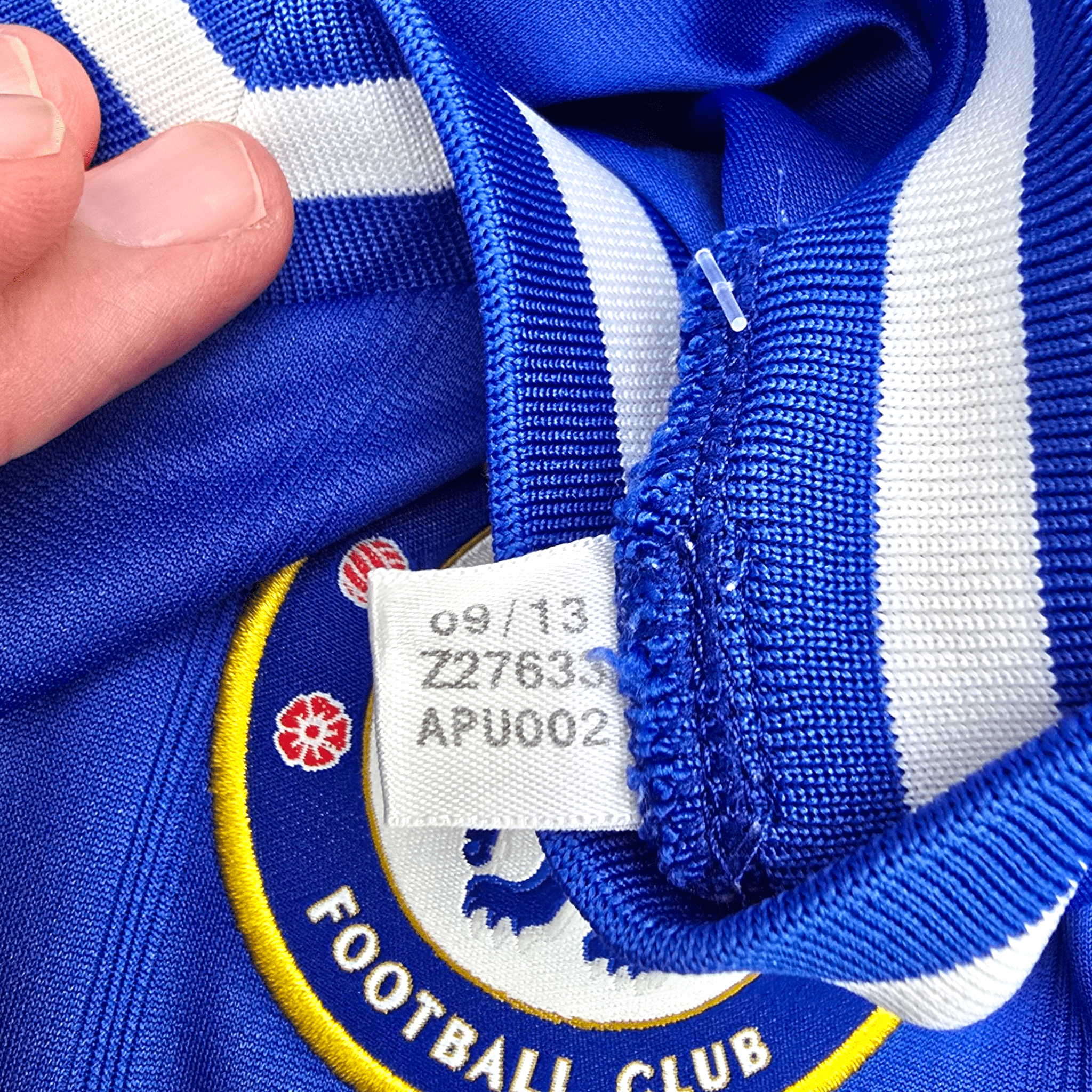 2013/14 Chelsea Home Football Shirt (L) Adidas #8 Lampard