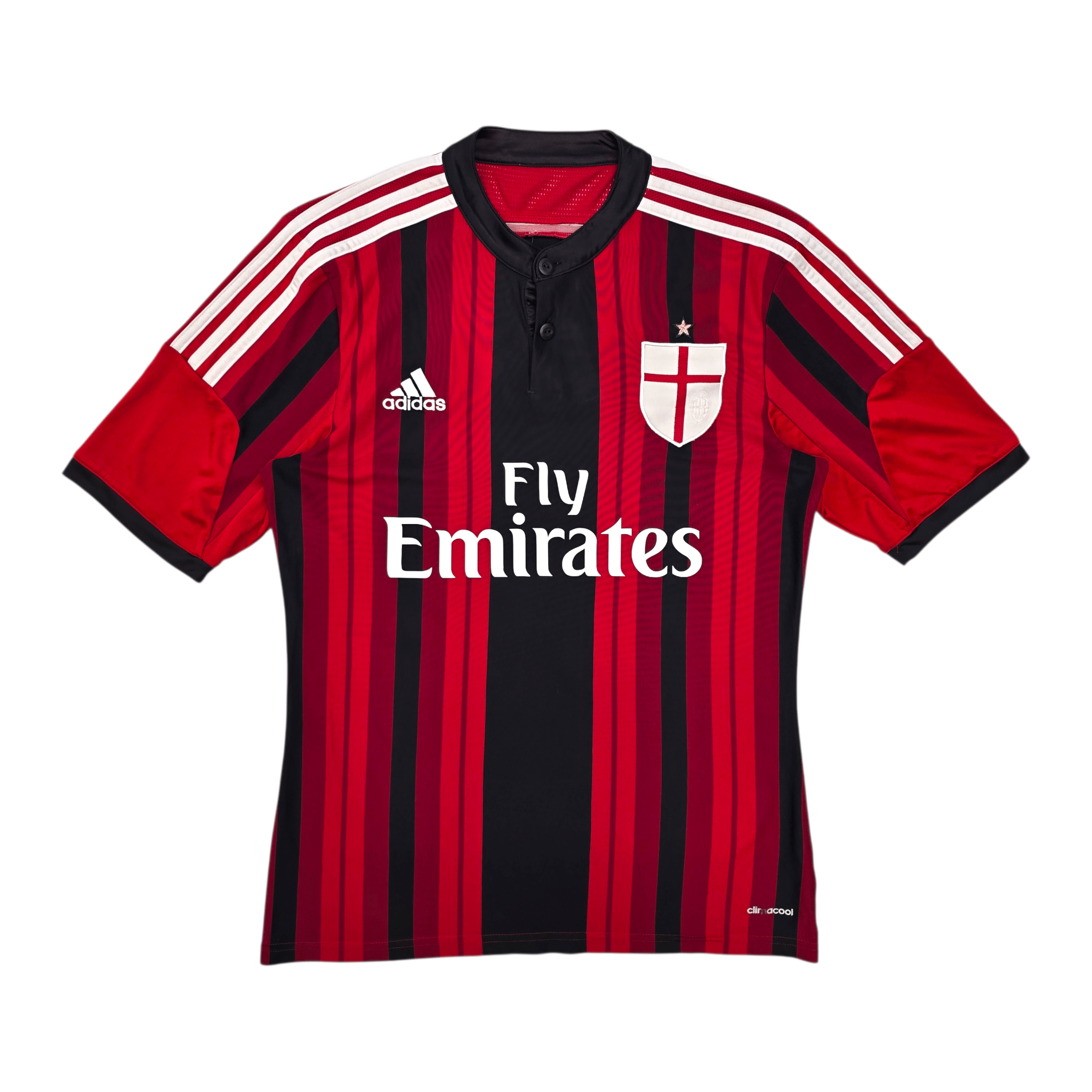 2014/15 AC Milan Home Football Shirt (S) Adidas #9 Torres