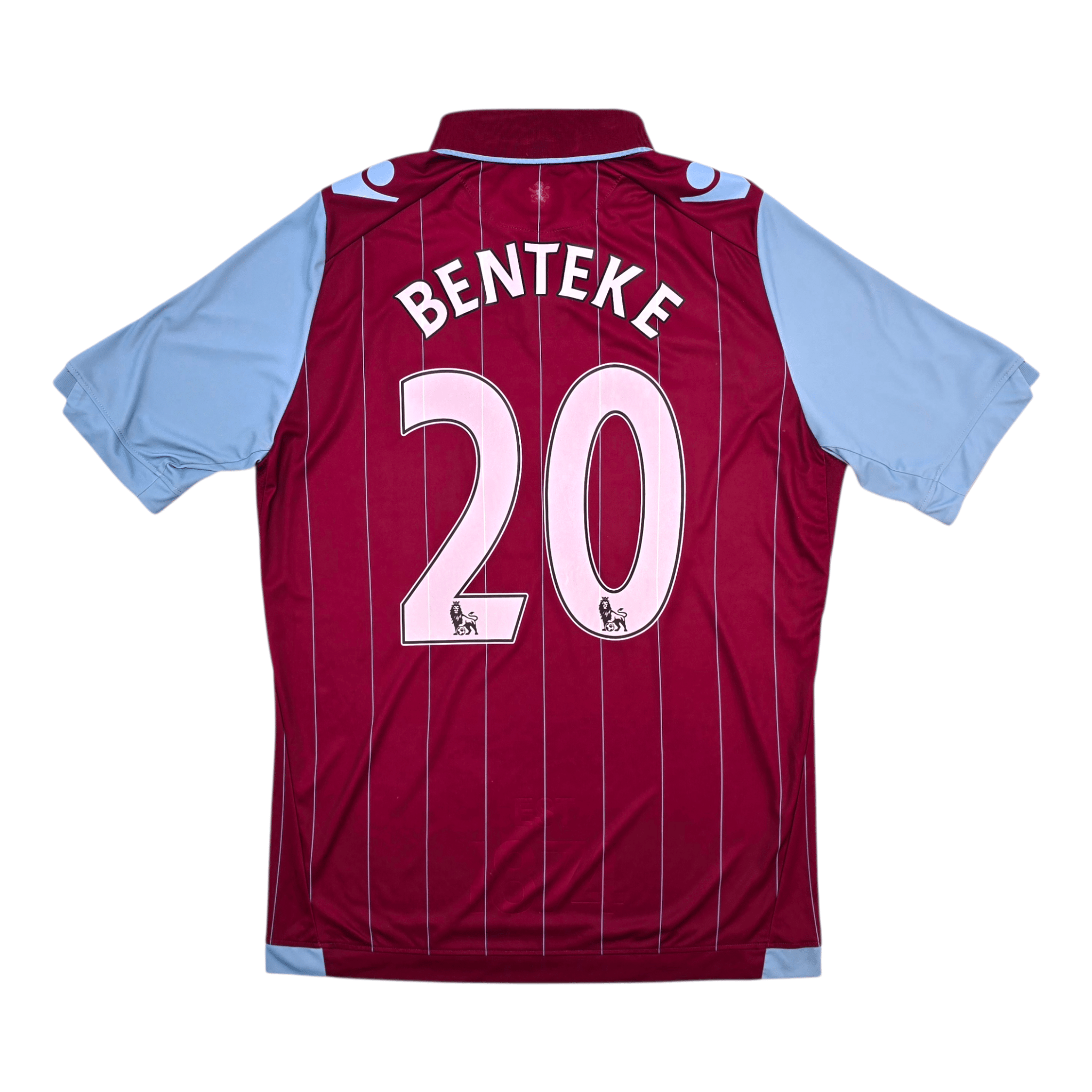 2014/15 Aston Villa Home Shirt (XL) Macron #20 Benteke - Official Original
