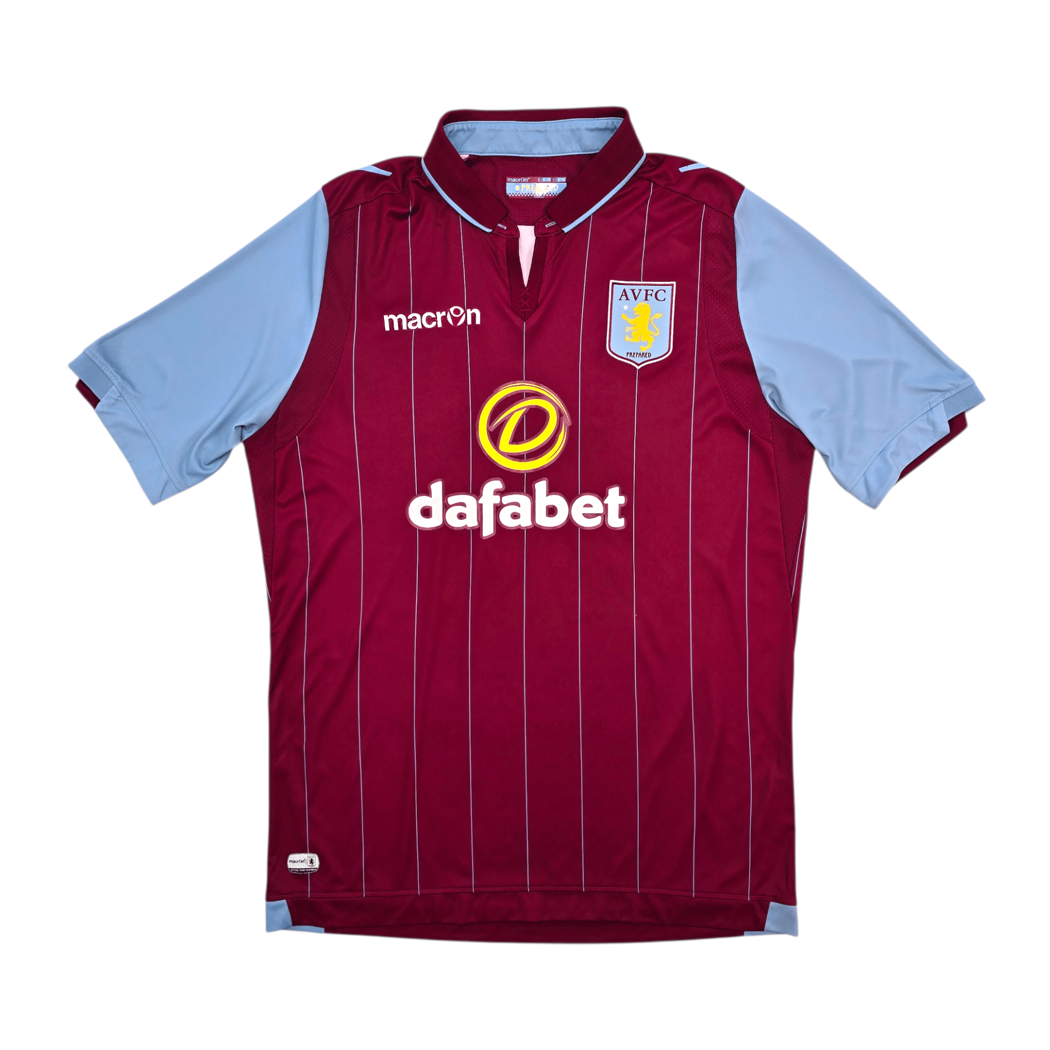 2014/15 Aston Villa Home Shirt (XL) Macron #20 Benteke - Official Original